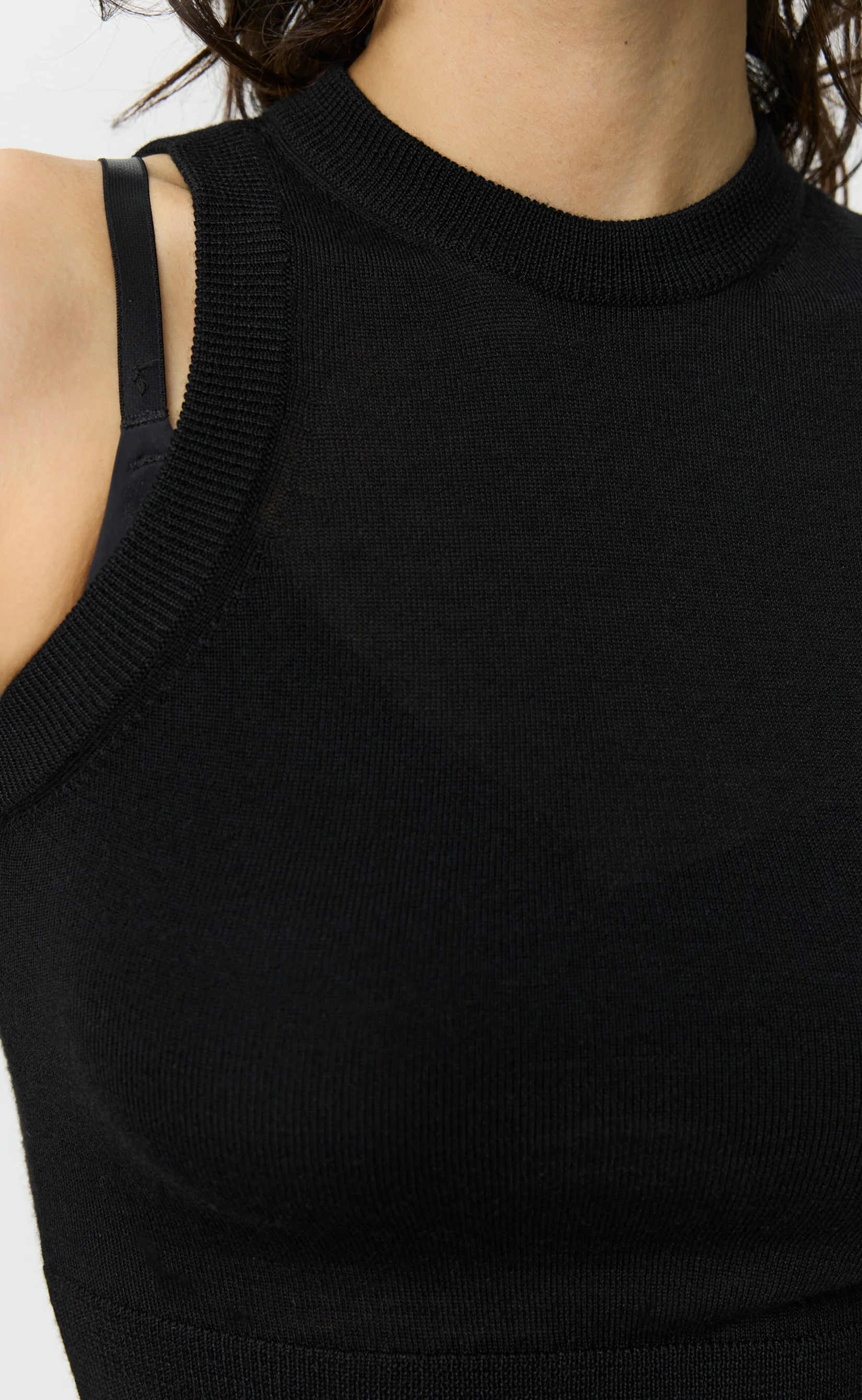 Appointment Top - Black Merino Silk - Image 4