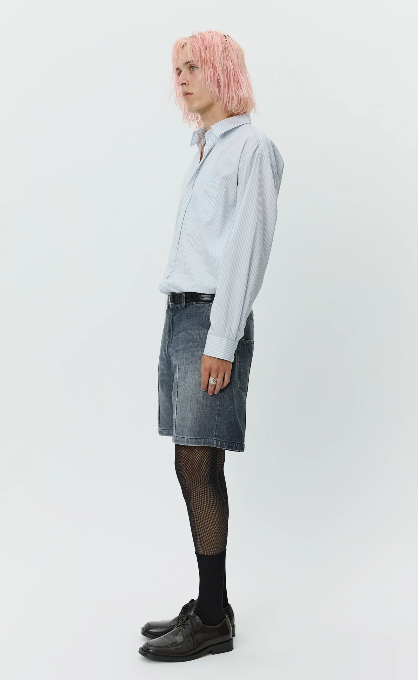 Ceremony Shorts - Stonewashed Grey - Image 3