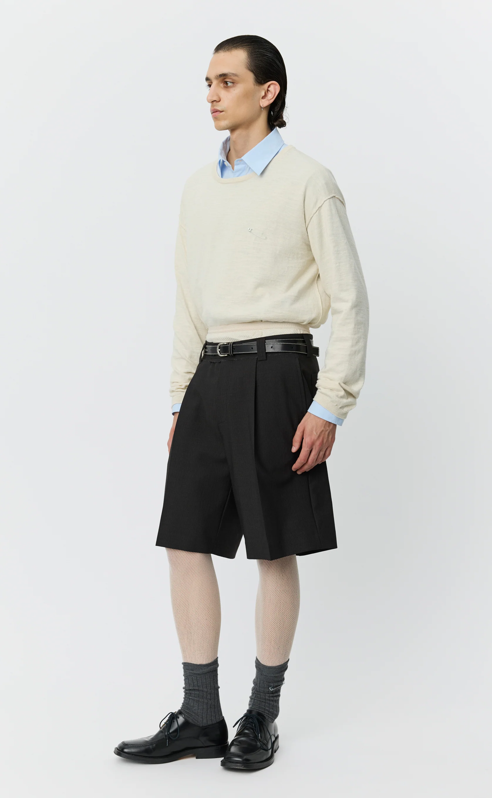 Classic Shorts - Dark Grey Stripe - Image 3
