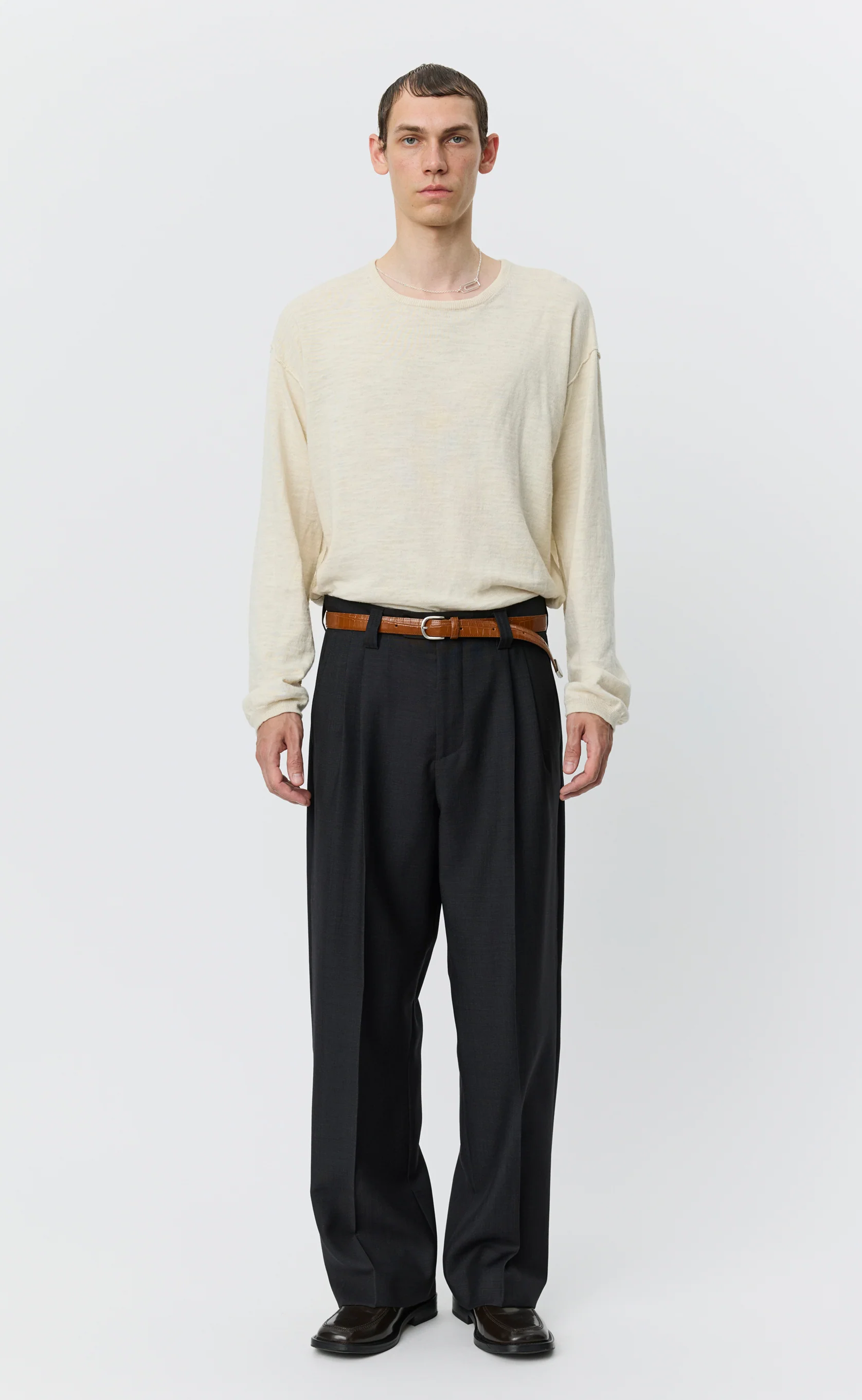 Classic Trousers - Dark Grey Grain