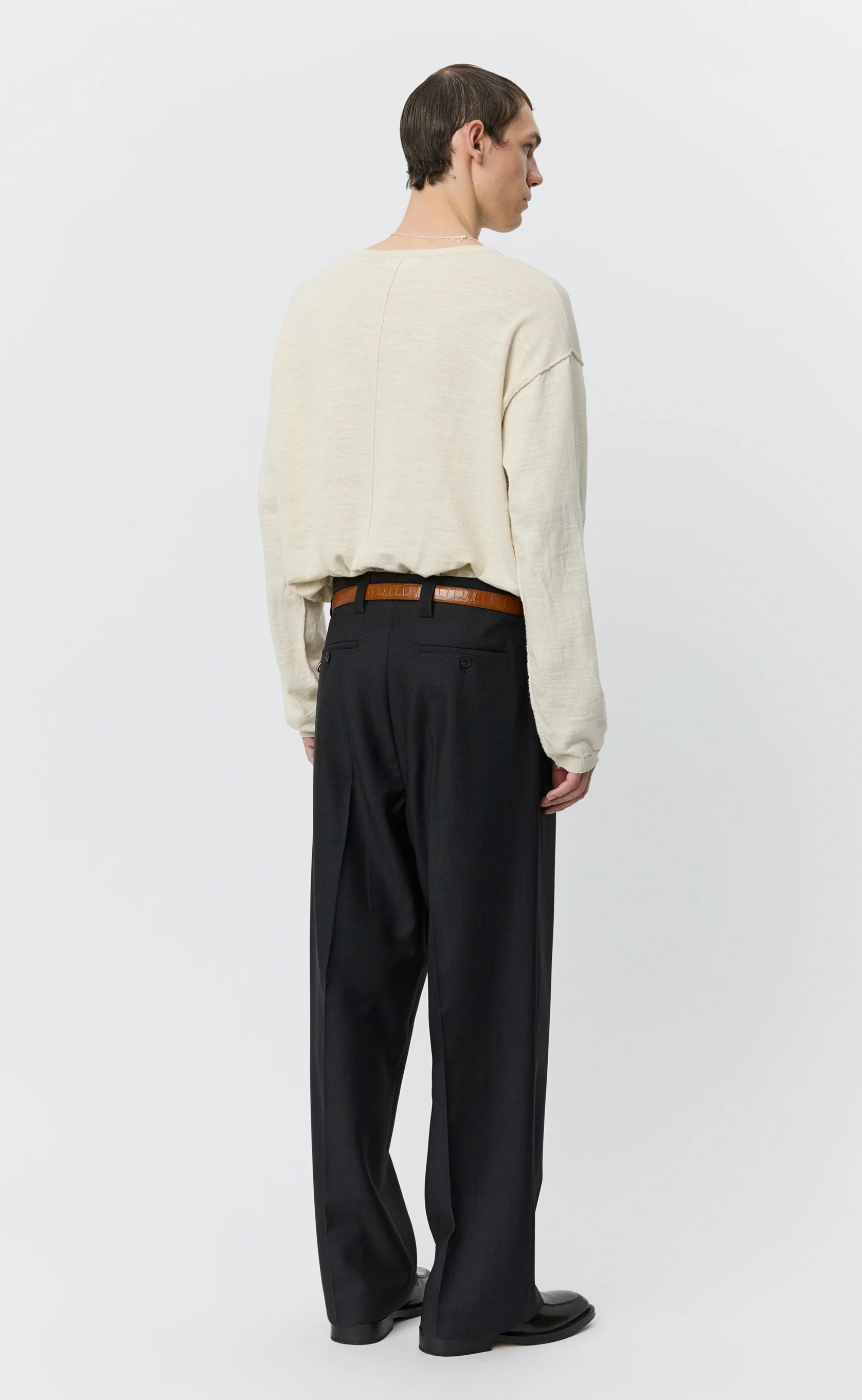 Classic Trousers - Dark Grey Grain - Image 3