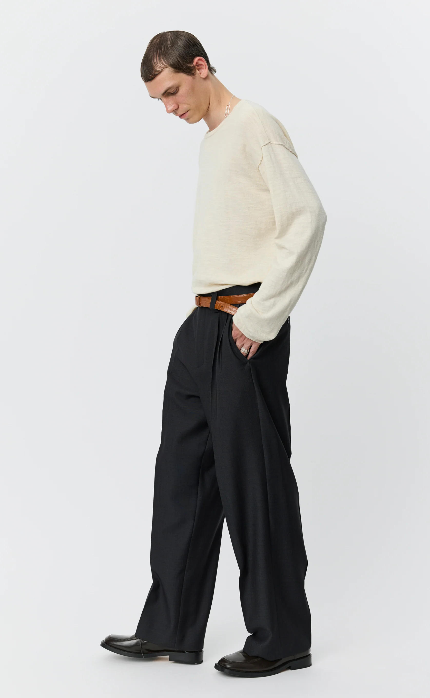 Classic Trousers - Dark Grey Grain - Image 4