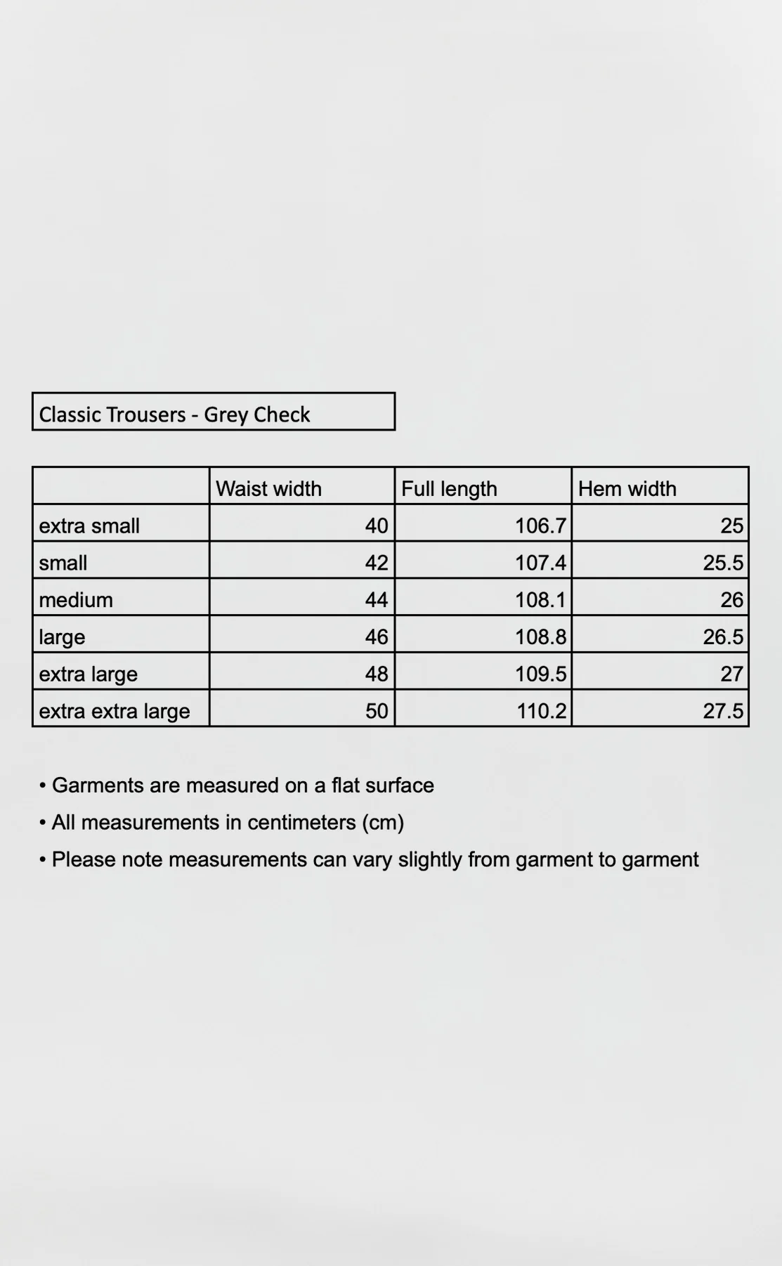 Classic Trousers - Grey Check - Image 4