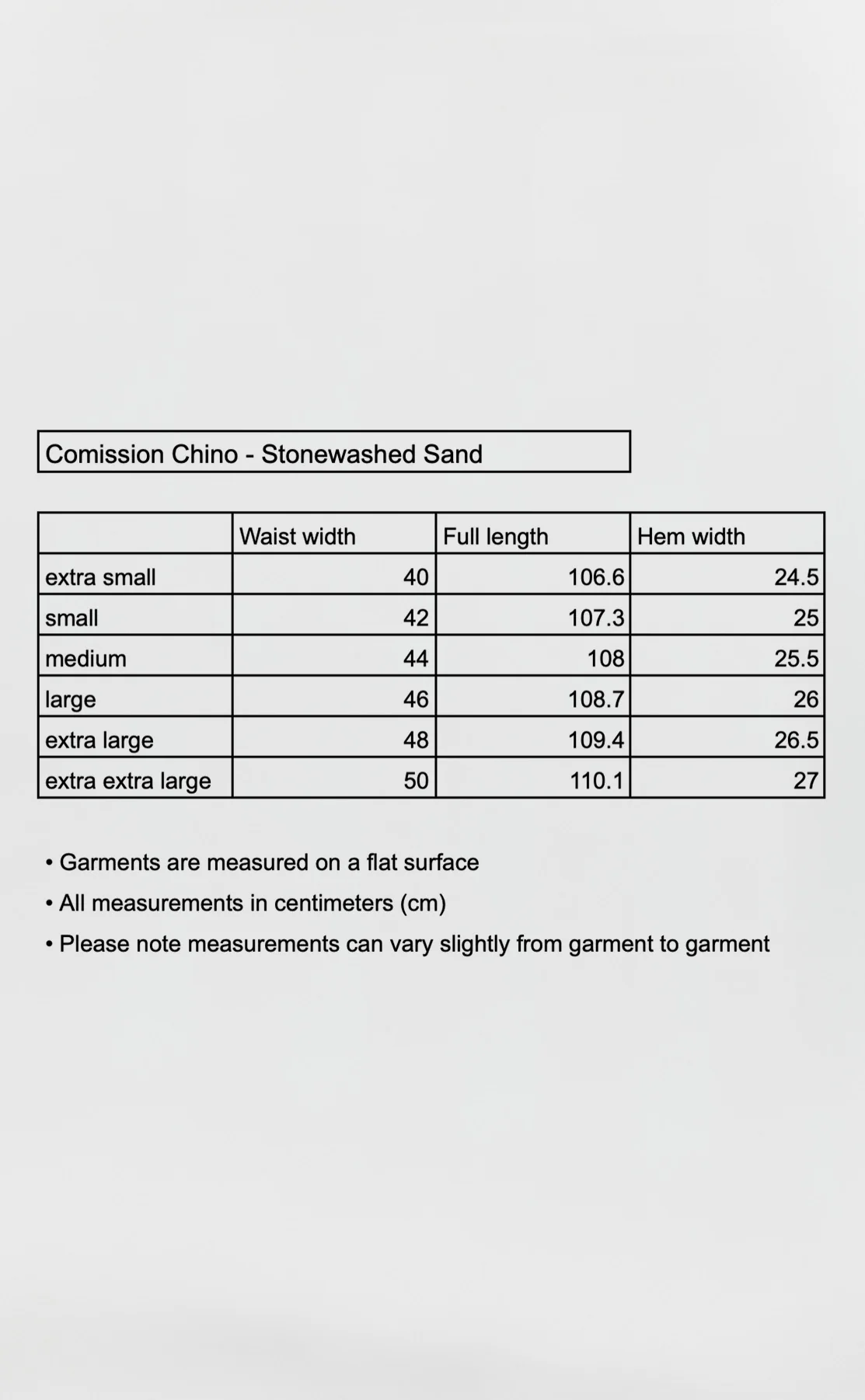 Commission Chino - Stonewashed Sand - Image 8