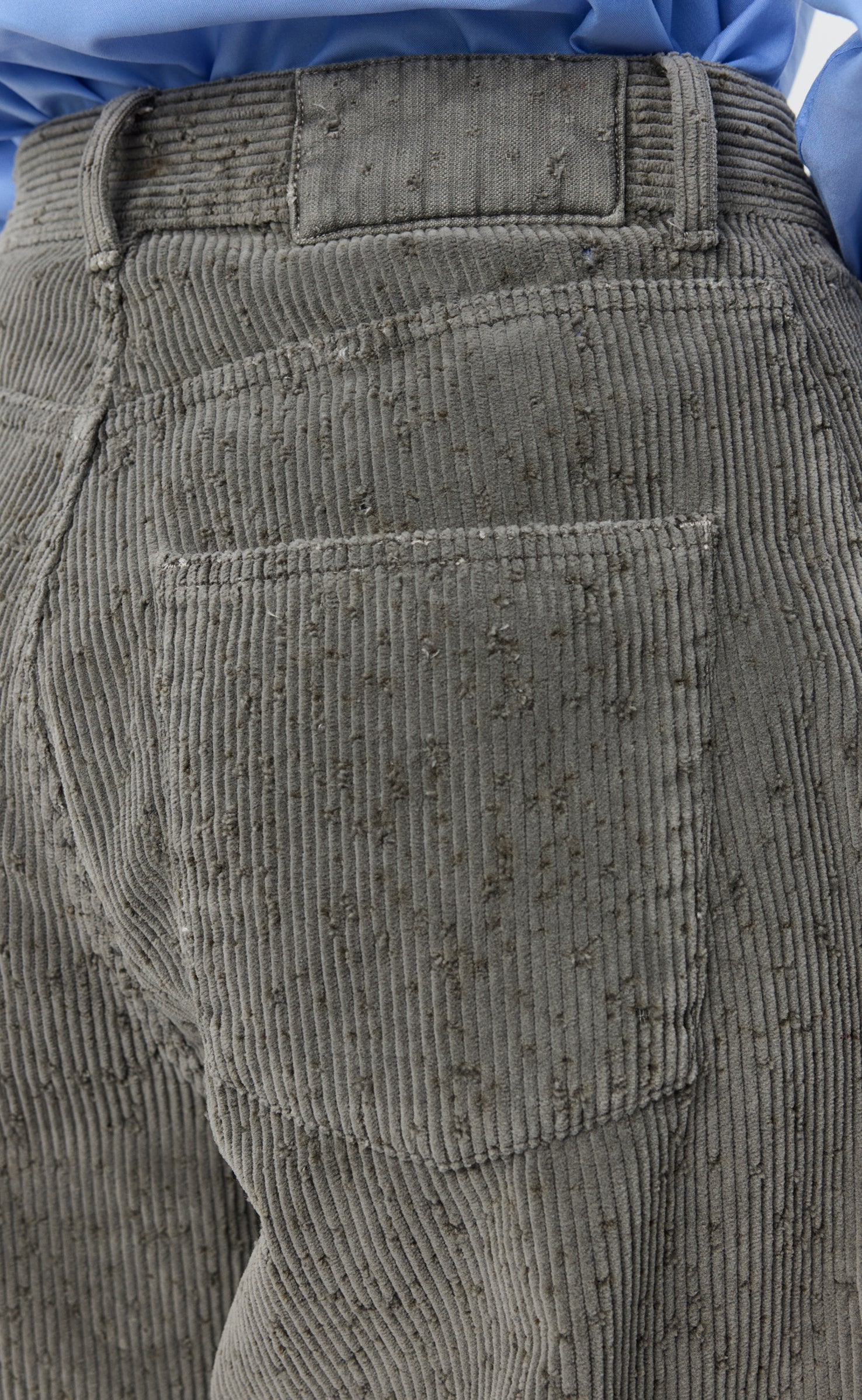 Editional Cord Shorts - Taupe Punch Out - Image 4