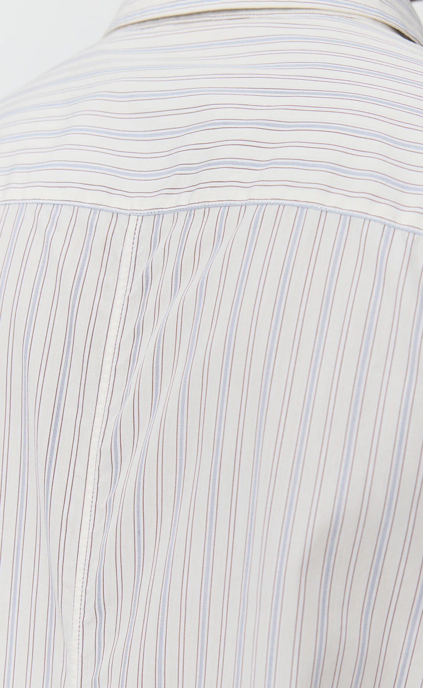 Evening Shirt - Off White Business Stripe - Image 4