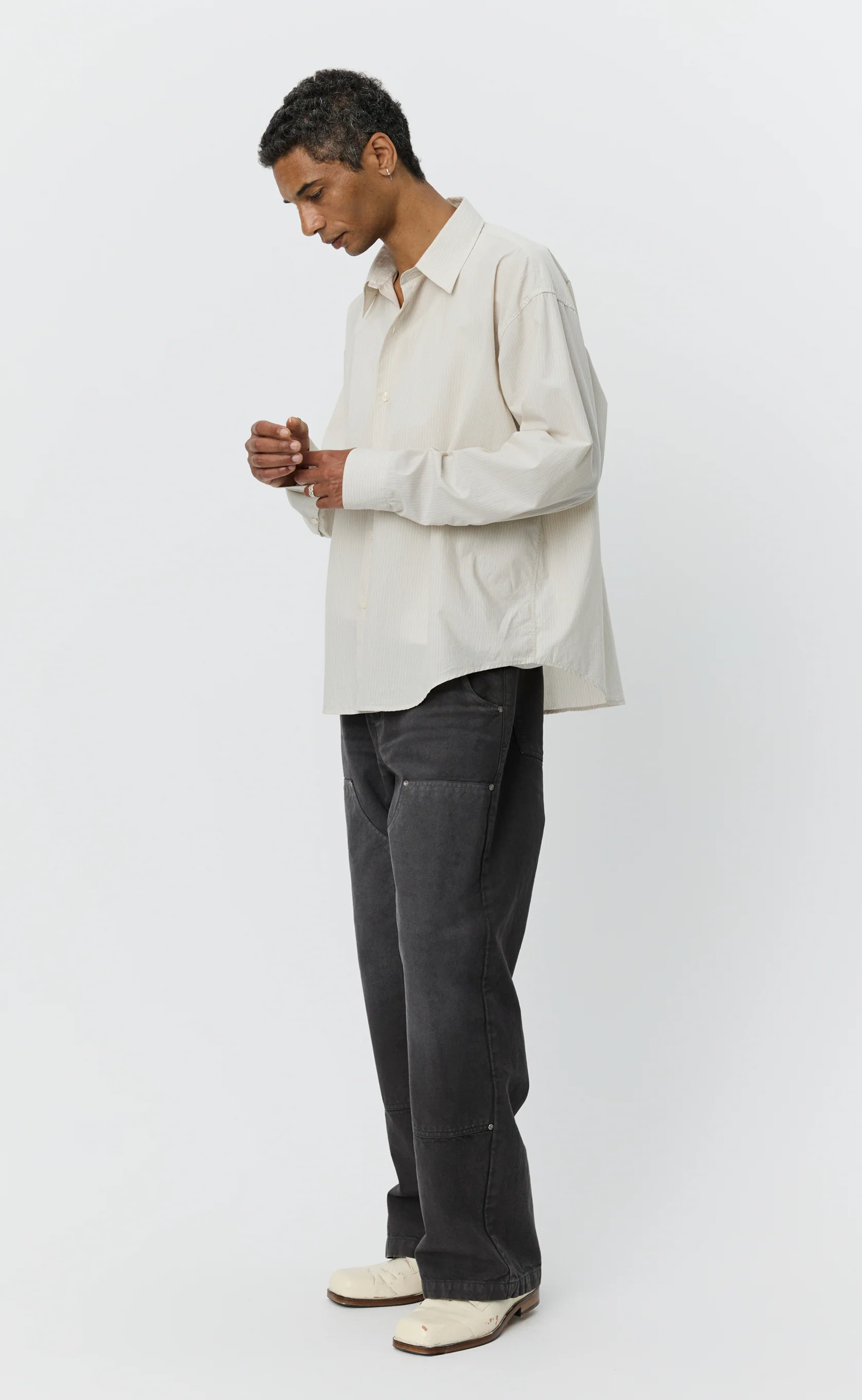 Exact Shirt - Pale Office Stripe - Image 3