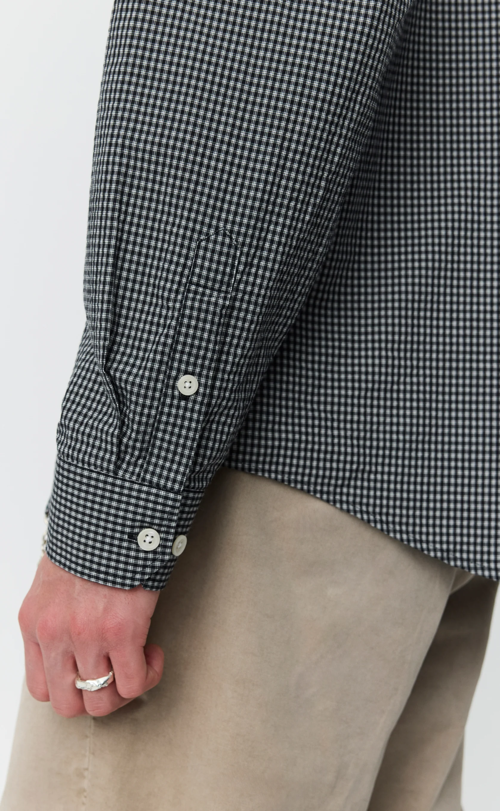 Executive Shirt - Black Experienced Check - Image 5