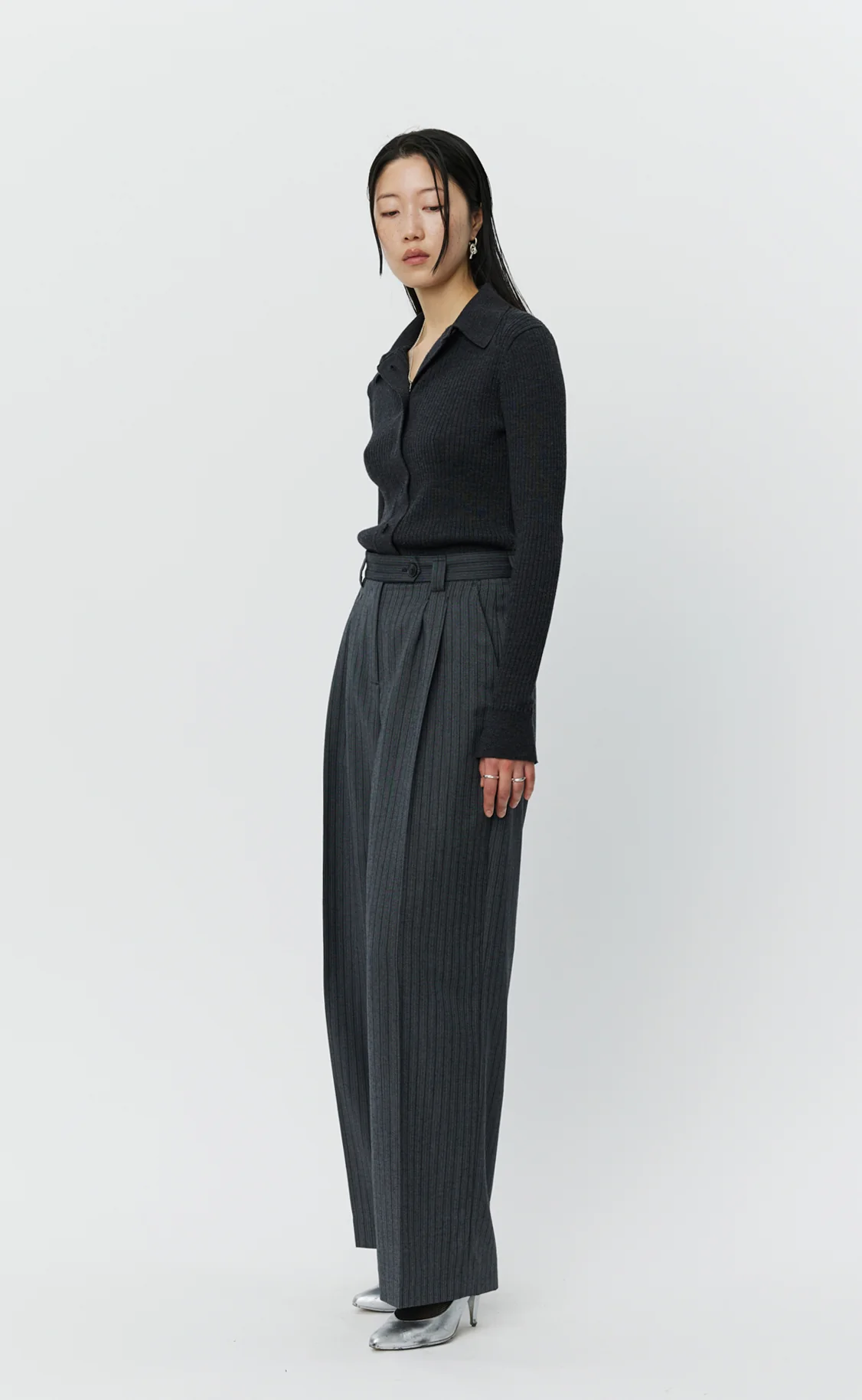 Favorite Trousers - Classic Grey Double Stripe - Image 3