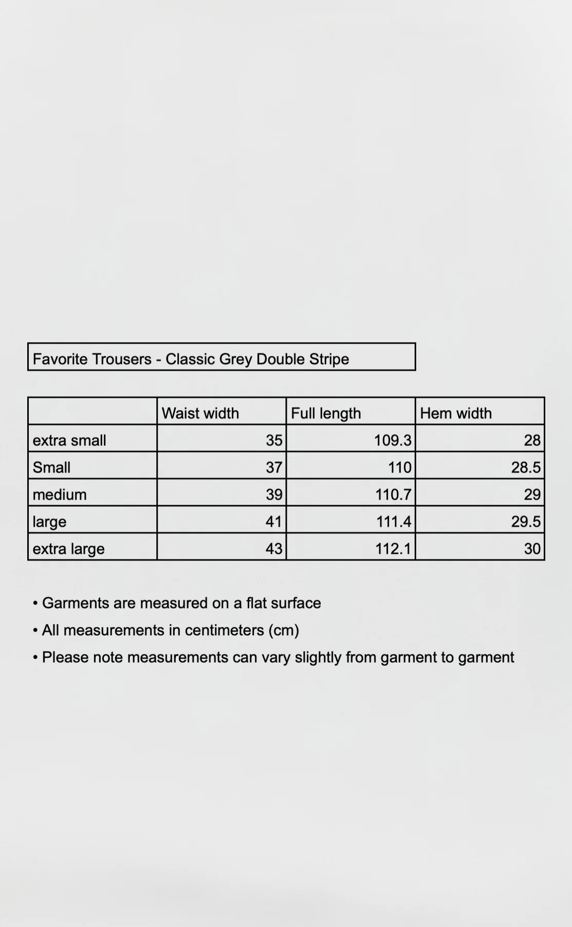 Favorite Trousers - Classic Grey Double Stripe - Image 6