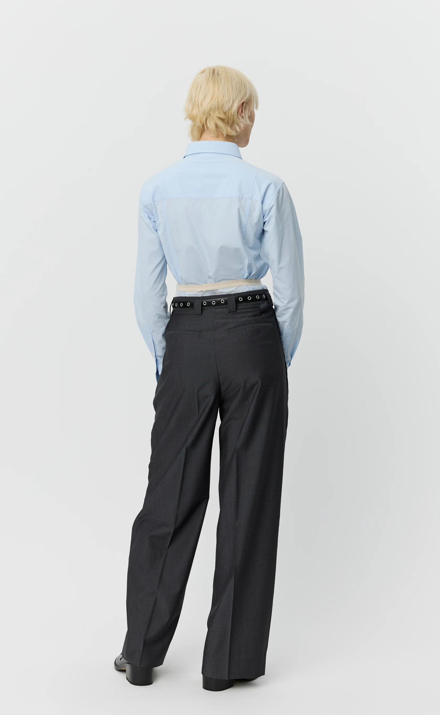Favorite Trousers - Grey Micro Check - Image 5