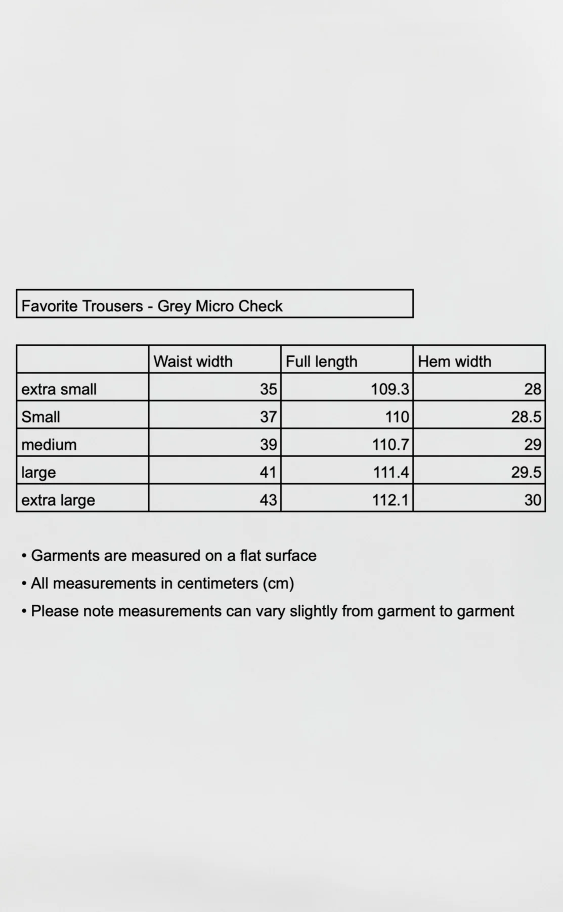 Favorite Trousers - Grey Micro Check - Image 7