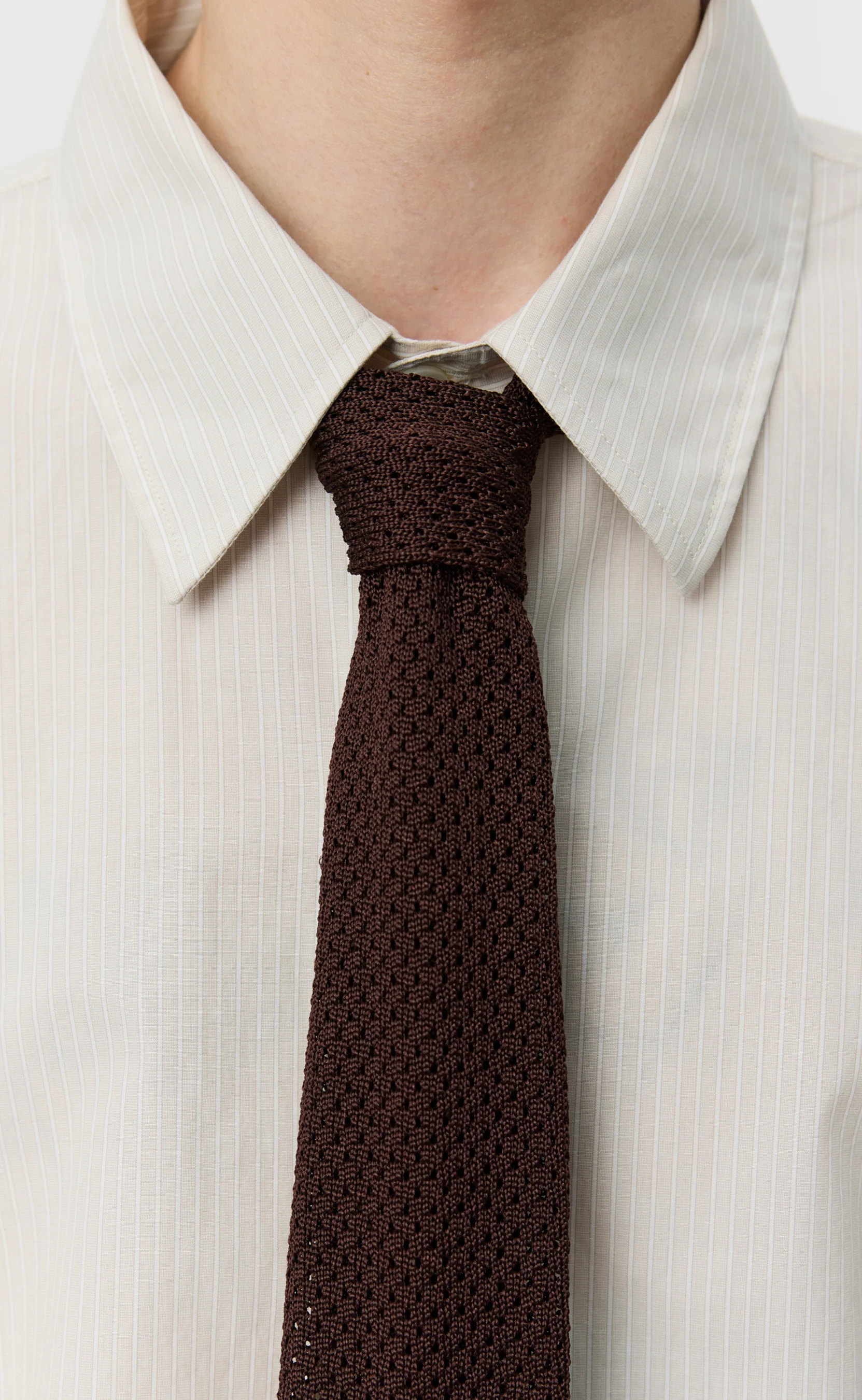 Formal Tie - Brown - Image 3