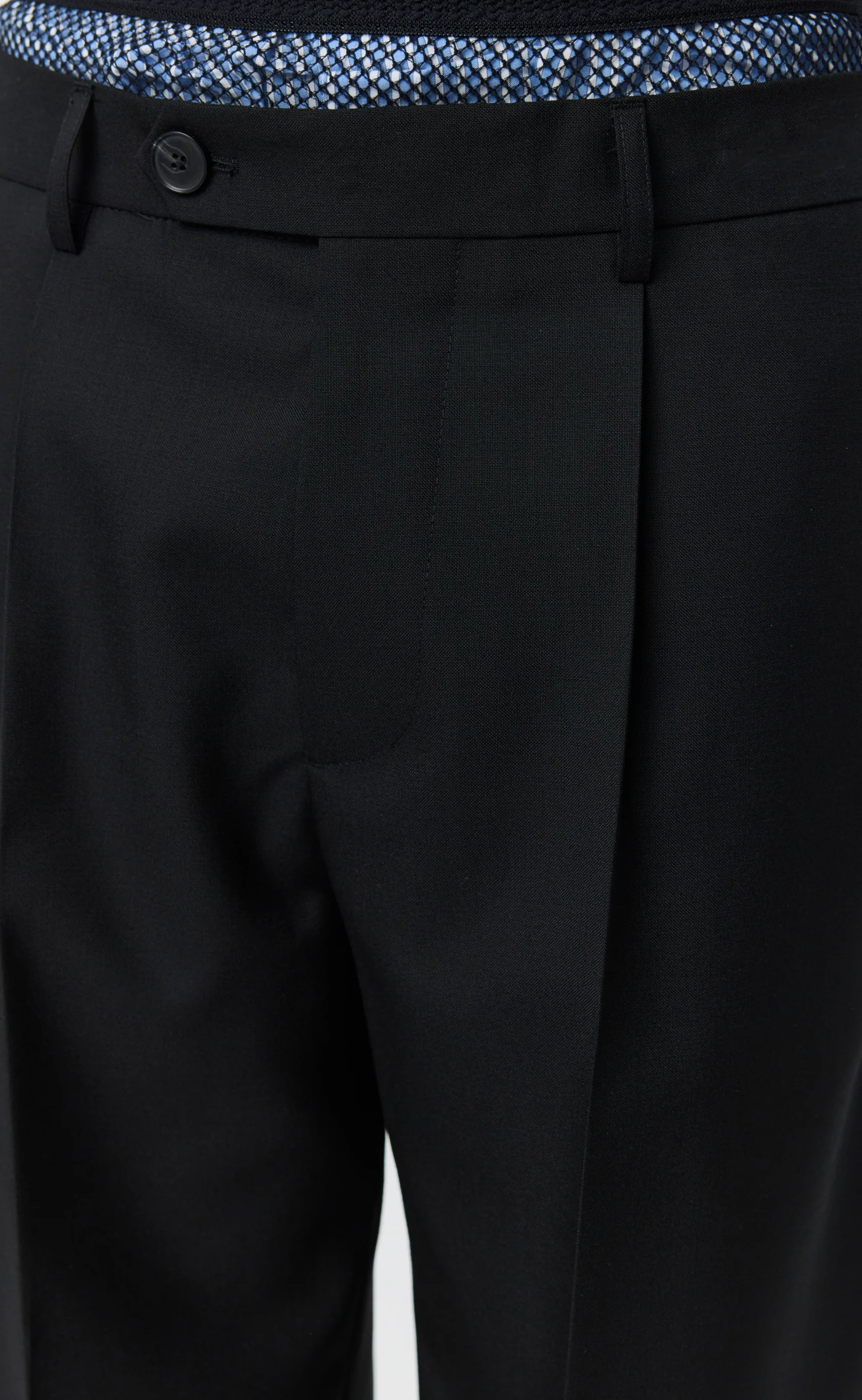 Formal Trousers - Black Tropical Wool - Image 4