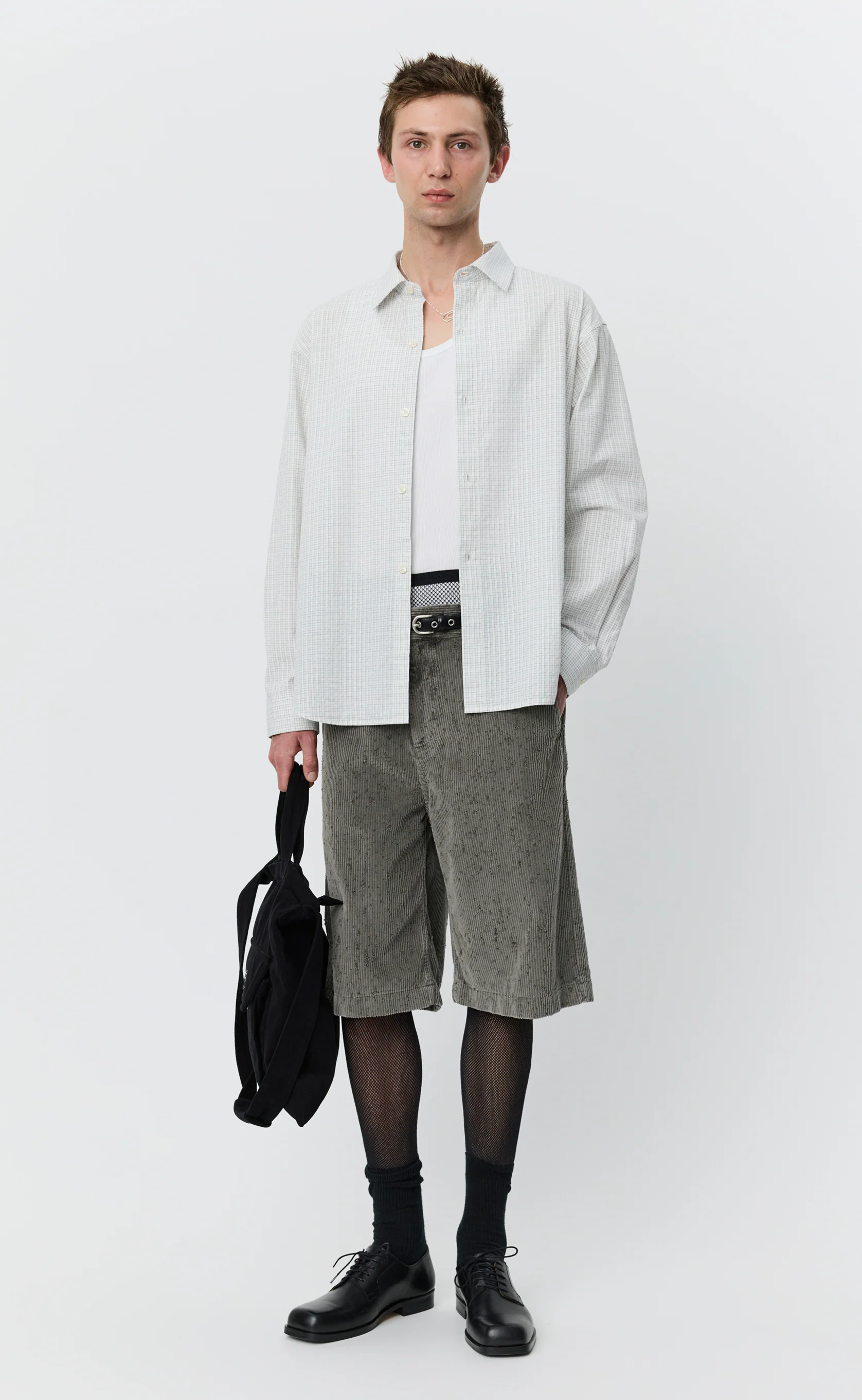 Generous Shirt - White Connection Check - Image 2