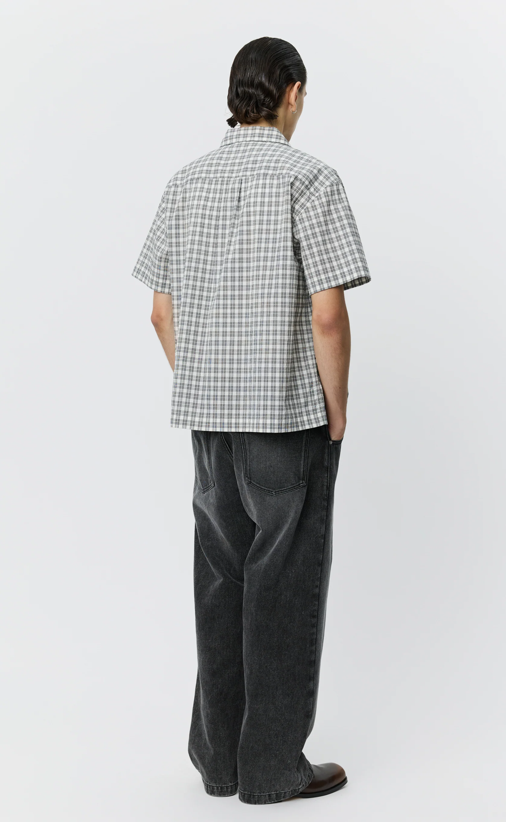 Holiday Shirt - Off White Check - Image 3