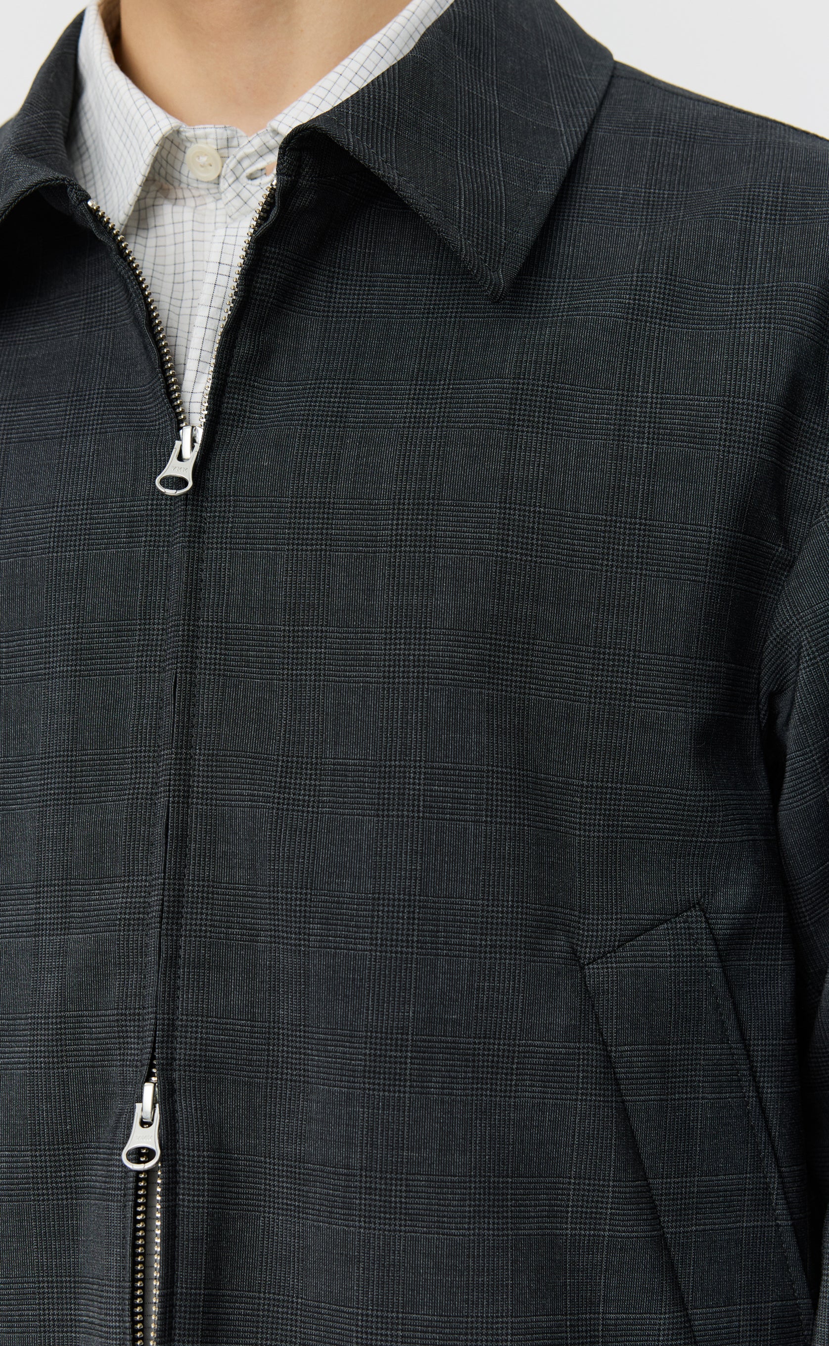 Mail Jacket - Dark Grey Check - Image 6