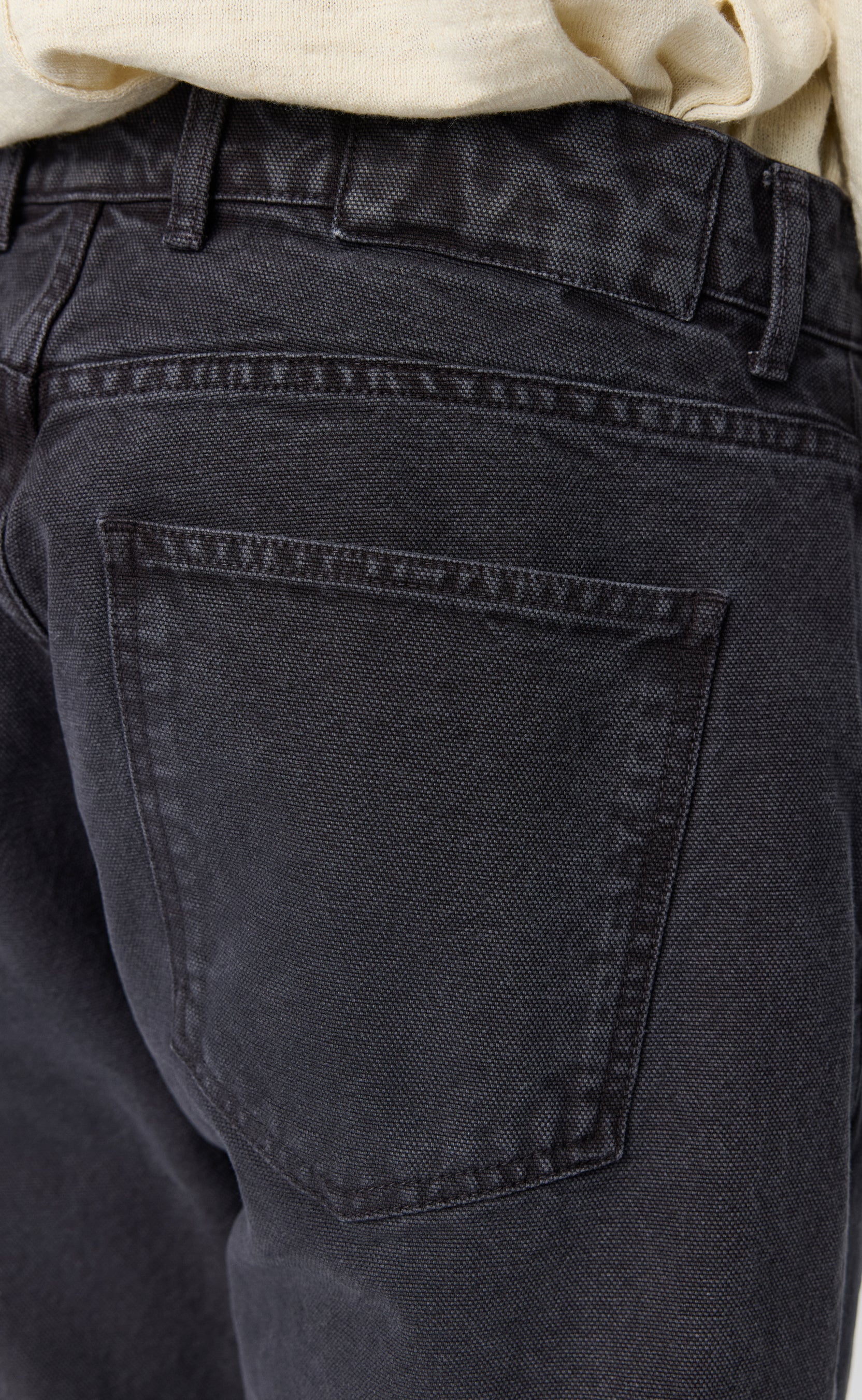 Modified Jeans - Washed Grey Canvas - Image 5