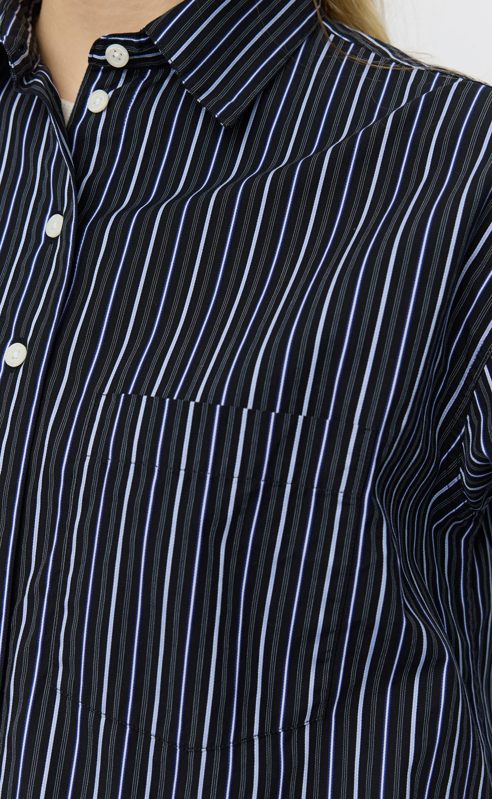 New Format Shirt - Black Office Stripe - Image 4