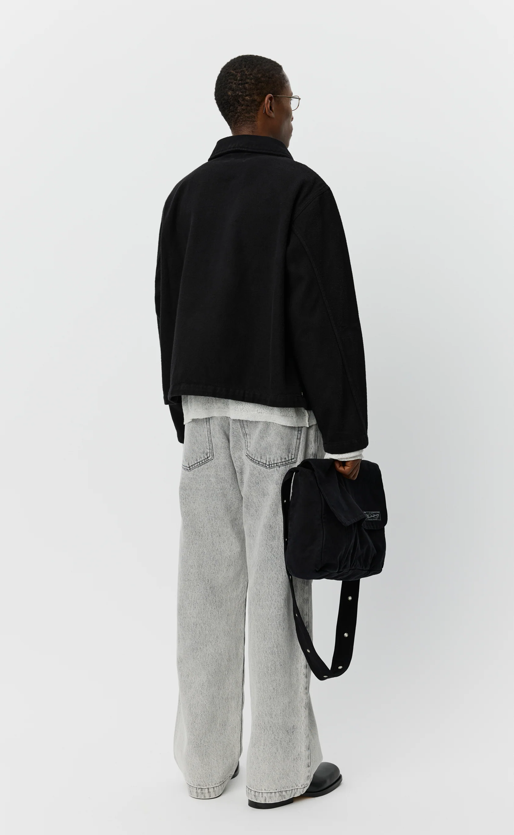 Painters Jacket - Brushed Black - Image 3