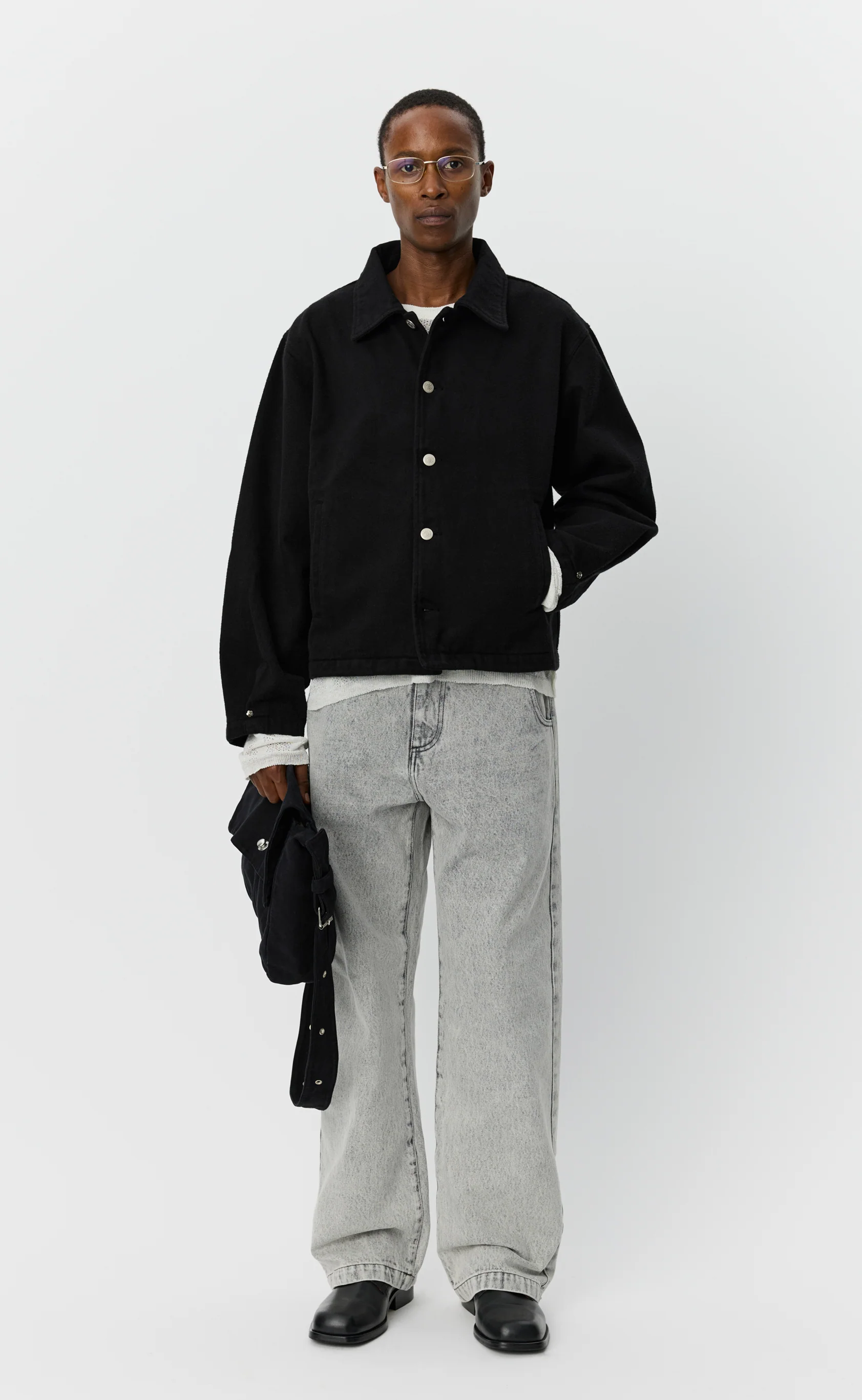 Painters Jacket - Brushed Black - Image 4