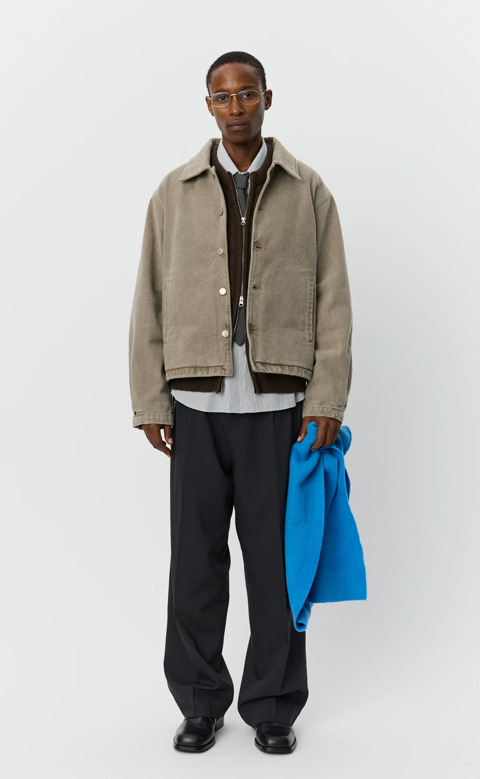 Painters Jacket  - Brushed Mudstone - Image 3