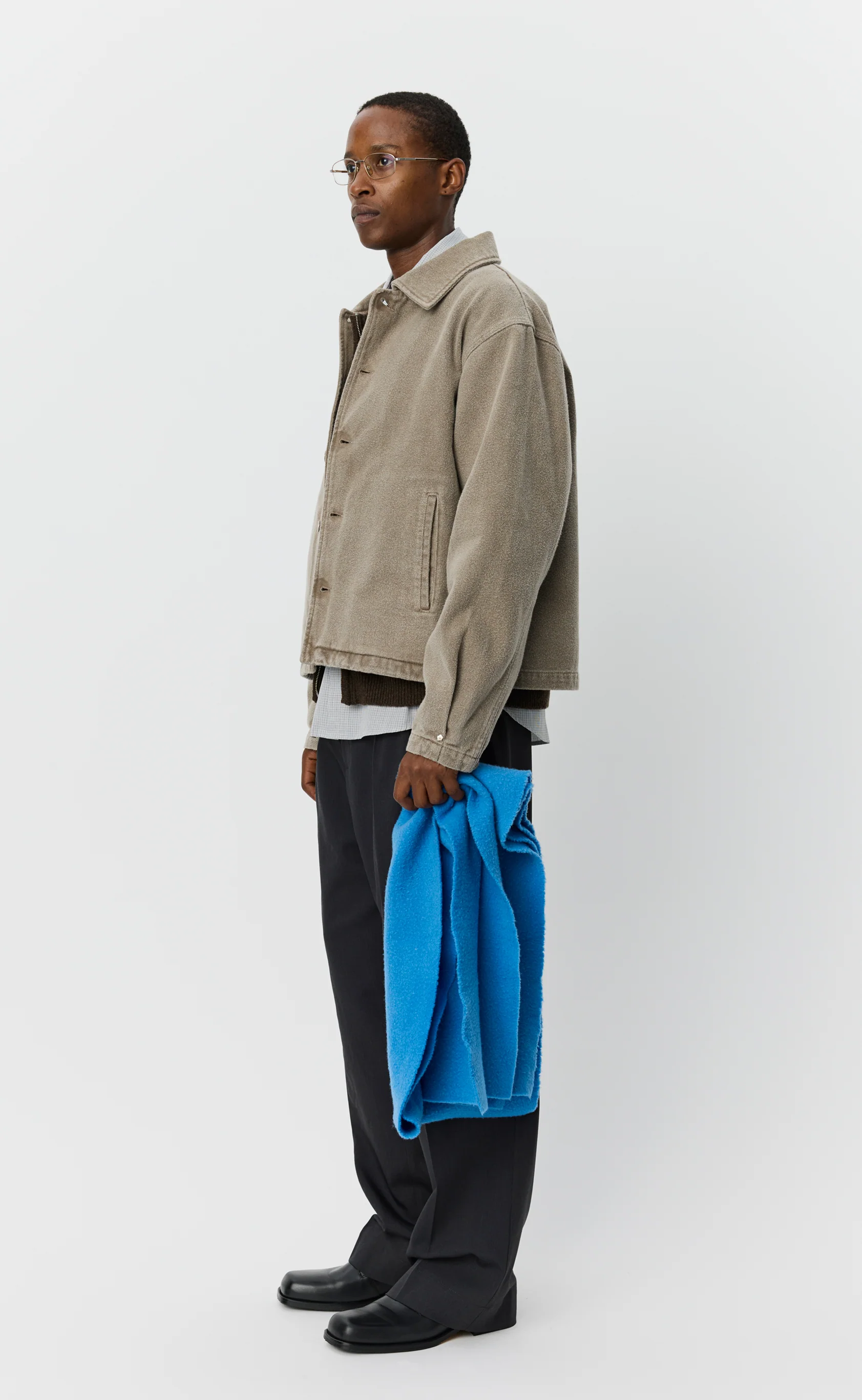 Painters Jacket  - Brushed Mudstone - Image 4