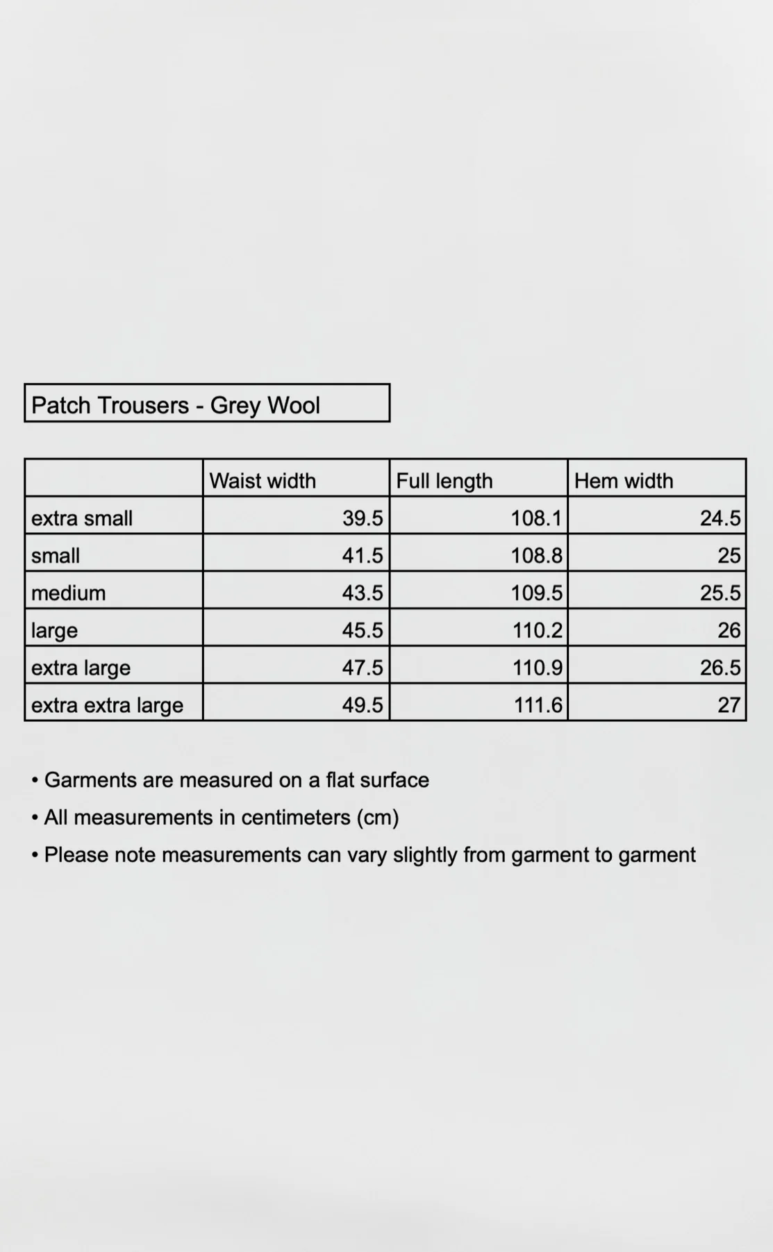Patch Trousers - Grey Wool - Image 6