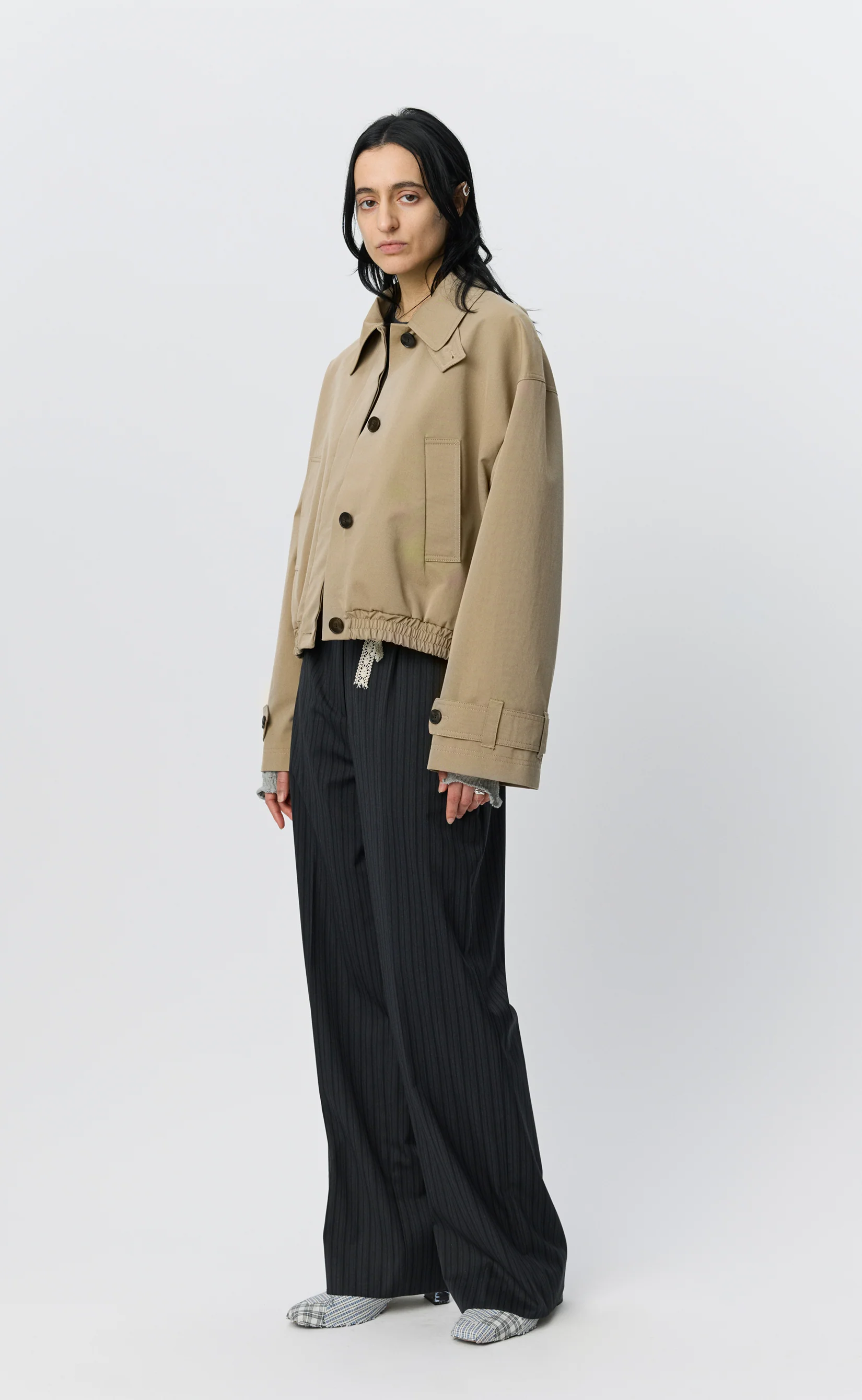 Proposal Jacket - Sand Gabardine