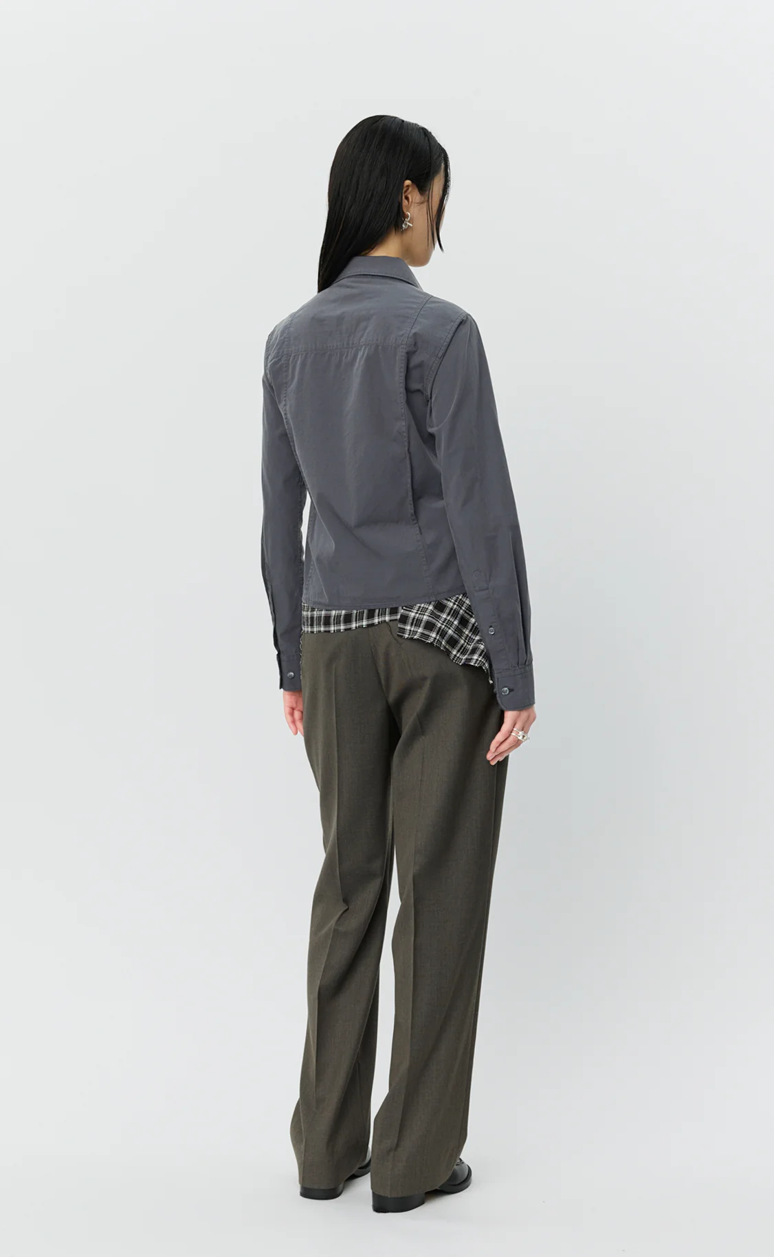 Readers Zip Shirt - Washed Graphite - Image 3