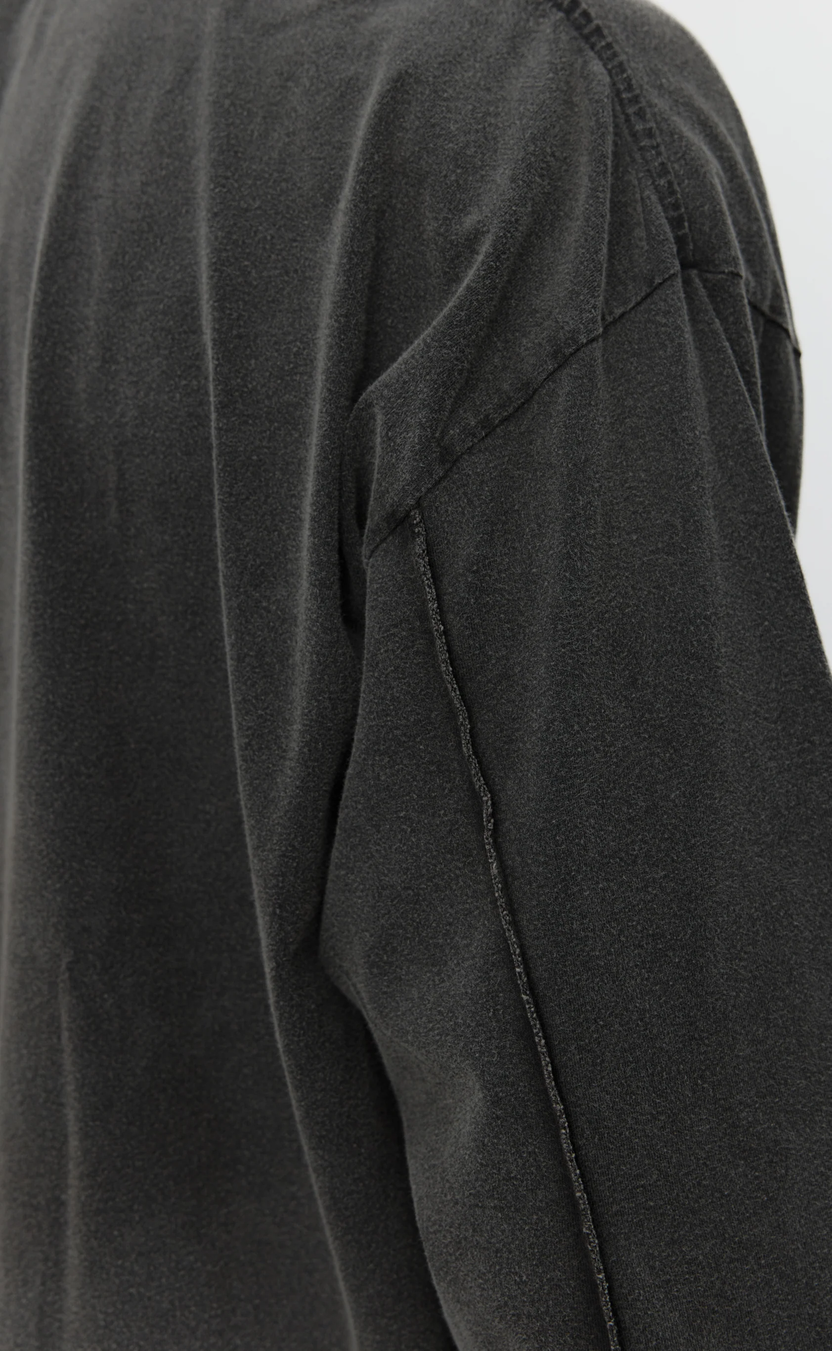 Relaxed LS Tee - Washed Black - Image 3