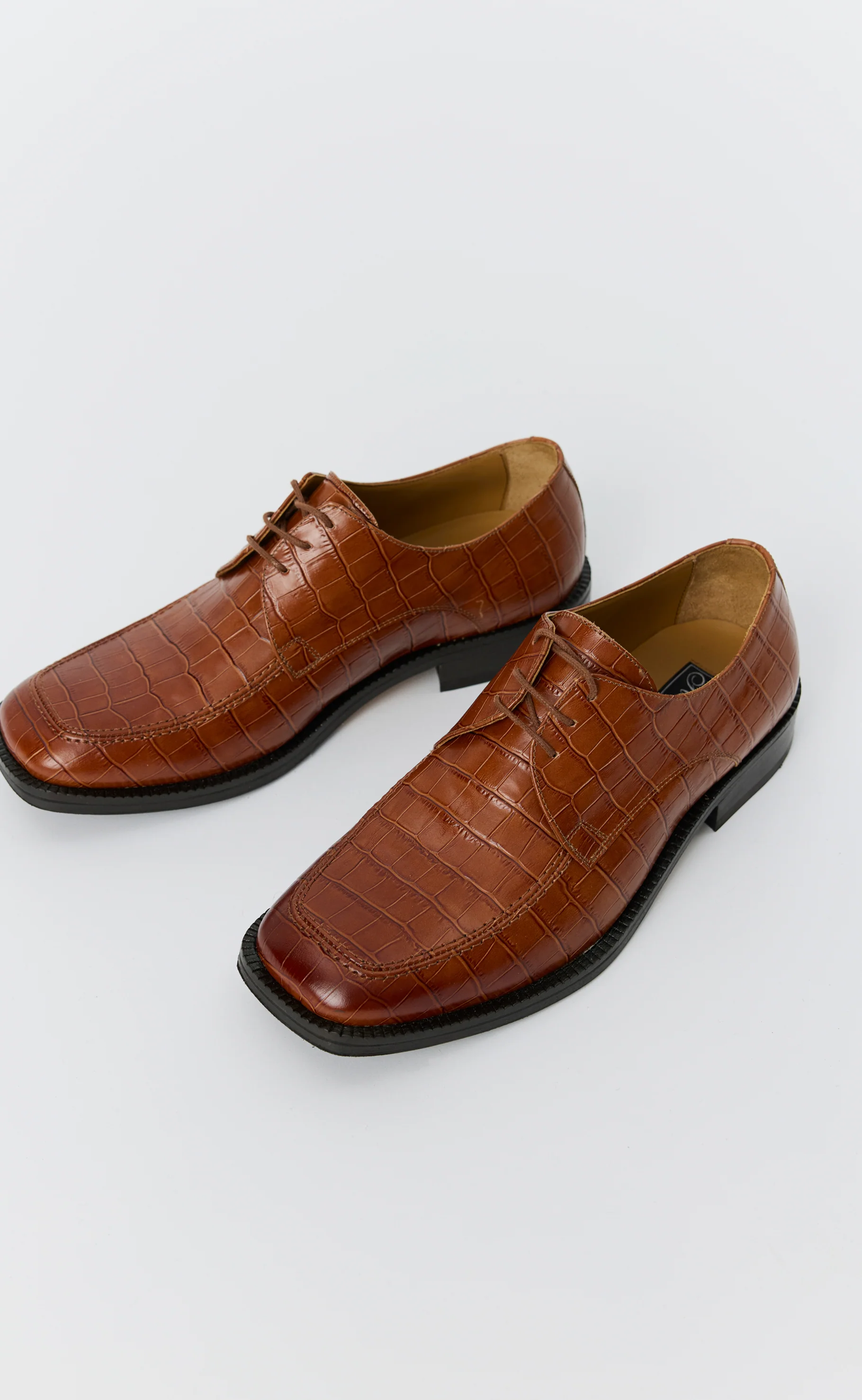 Reunion Derby - Russet Croc - Image 3