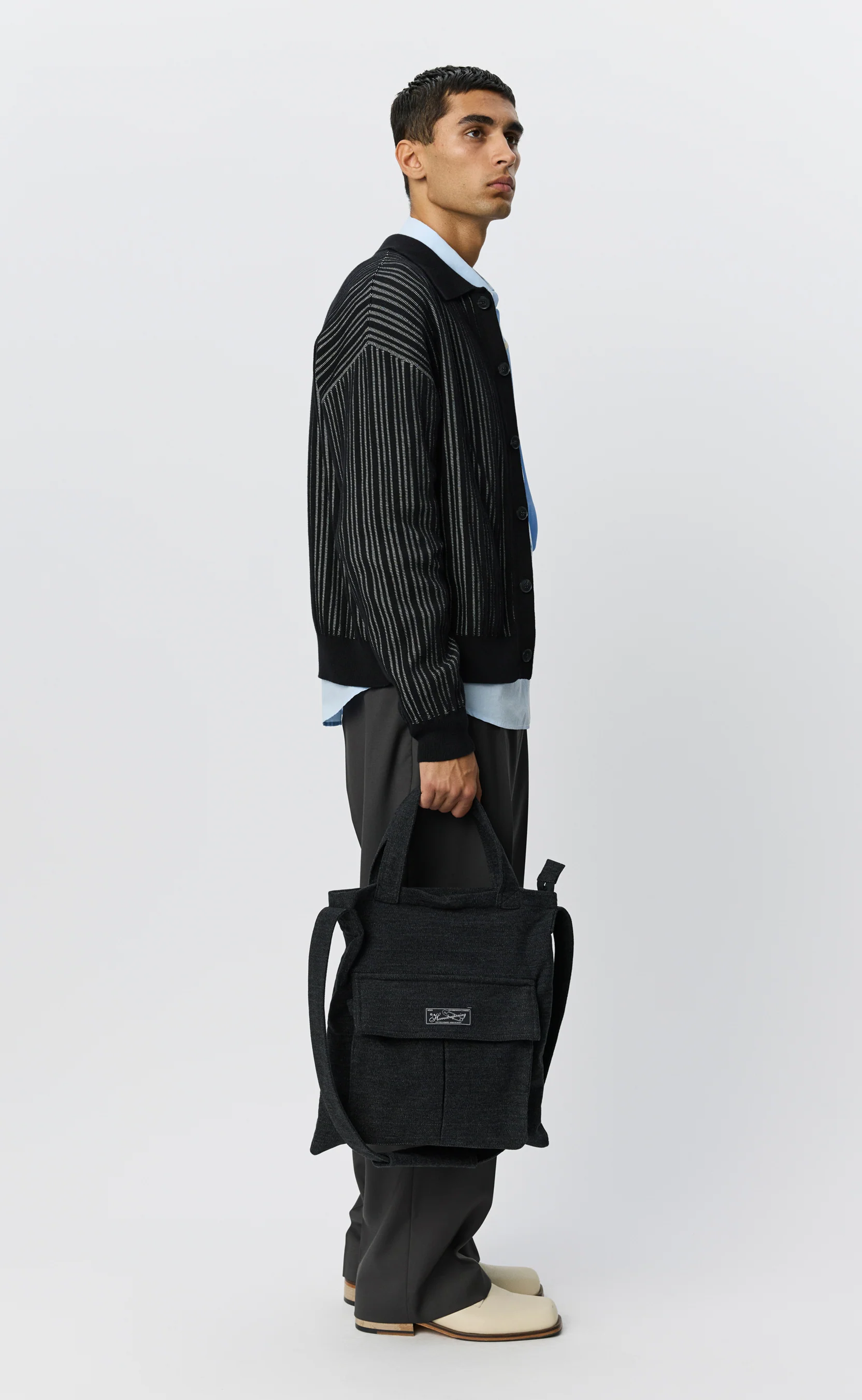 Routine Shoulder Bag - Anthracite Brushed Twill - Image 2
