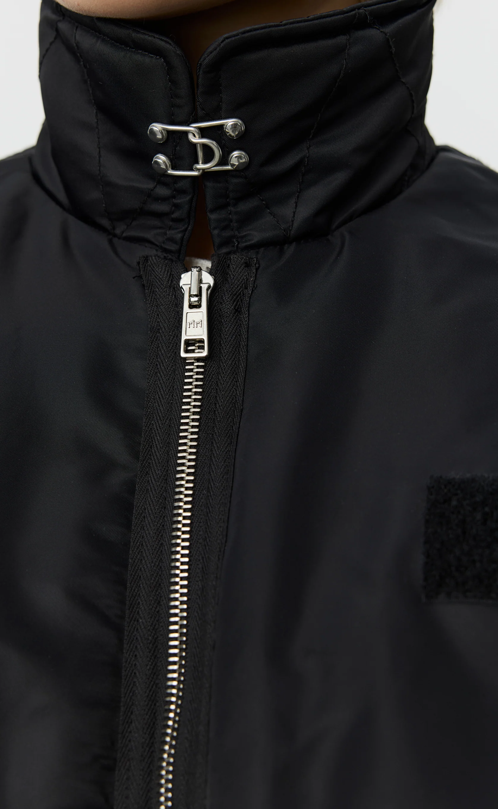 Schott CWU Bomber - Black Recycled Nylon - Image 5