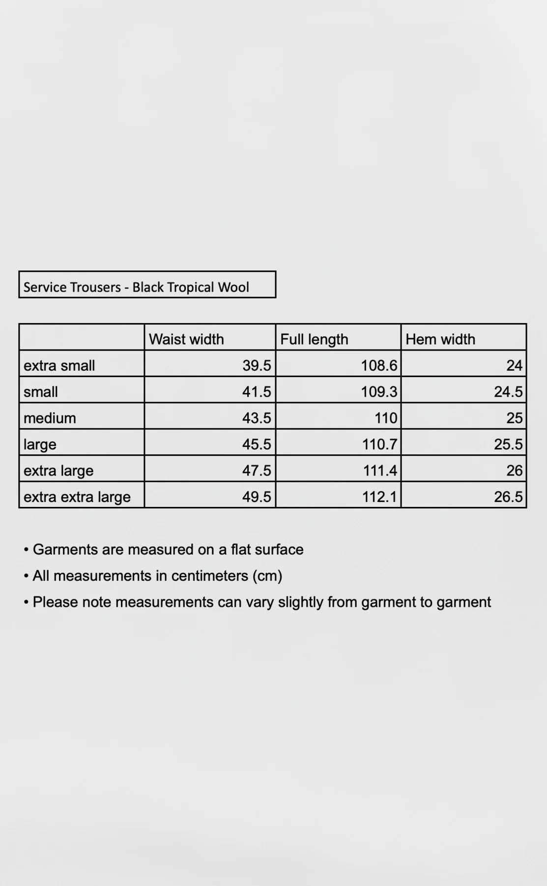 Service Trousers - Black Tropical Wool - Image 5