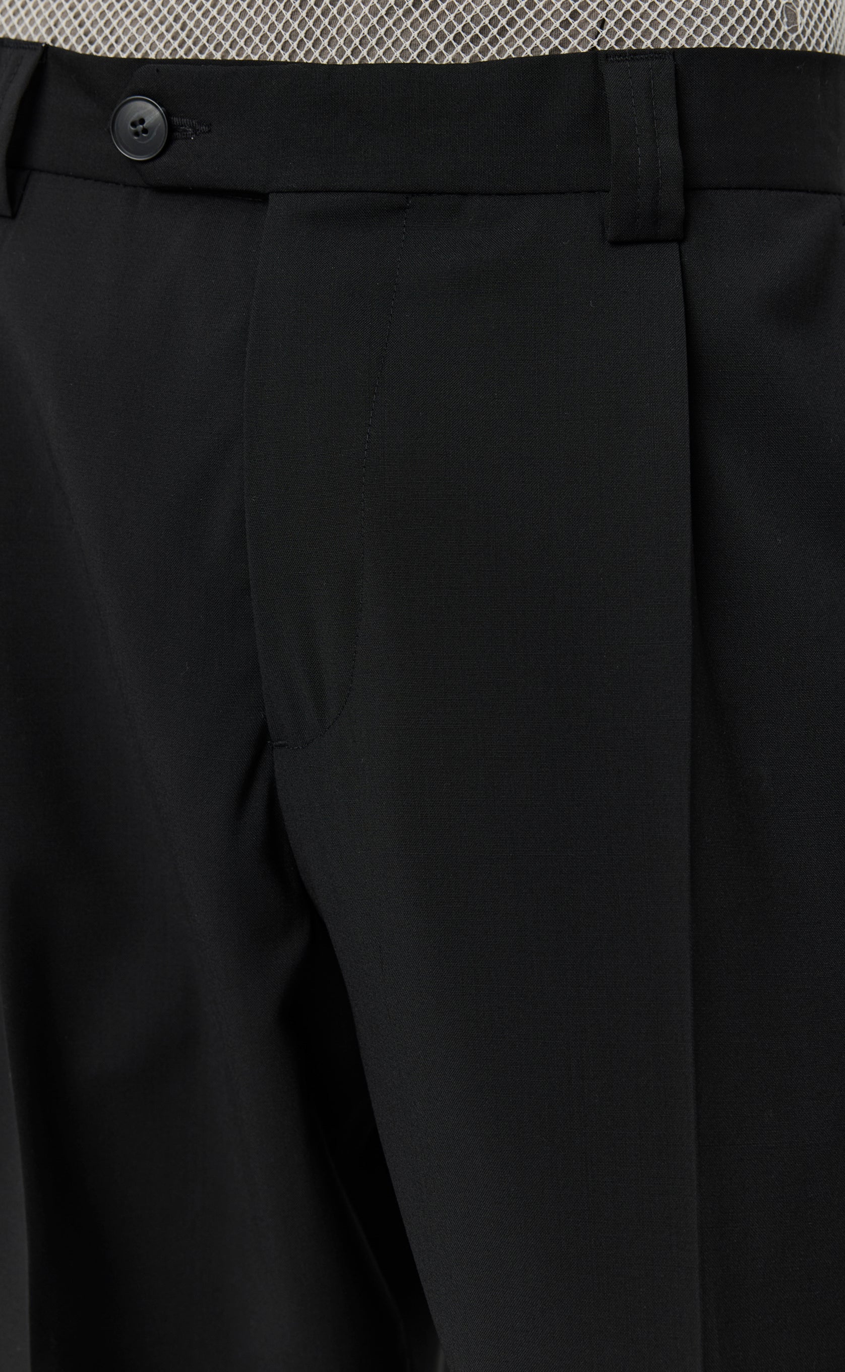 Service Trousers - Black Wool - Image 4