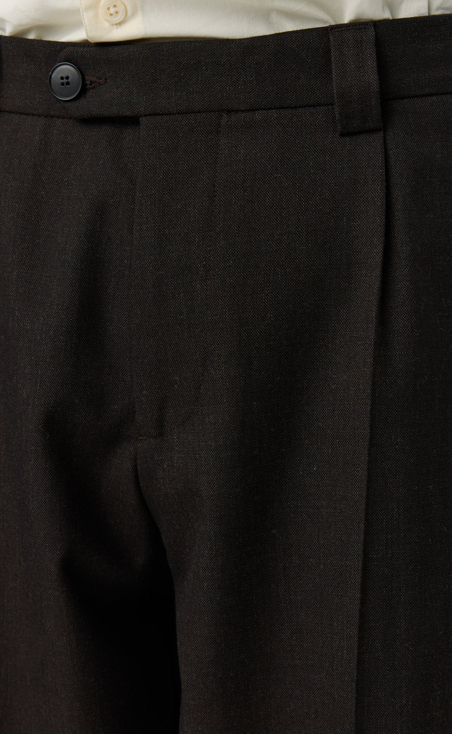 Service Trousers - Deep Brown - Image 4