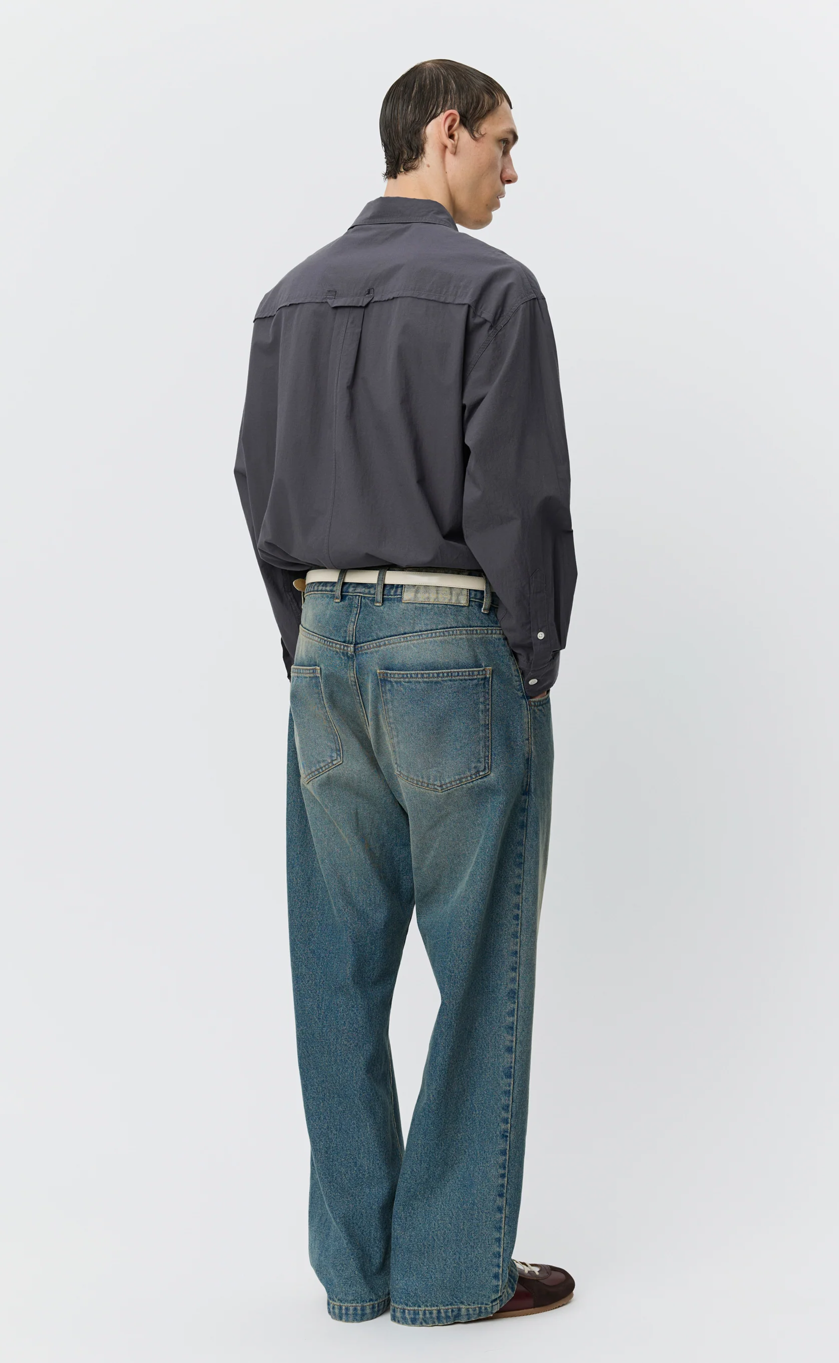 Straight Cut Jeans - Vintage Blue - Image 3