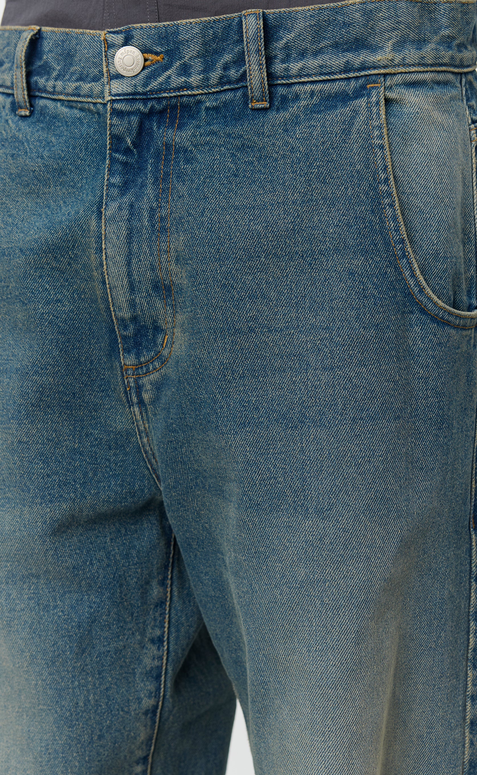 Straight Cut Jeans - Vintage Blue - Image 4