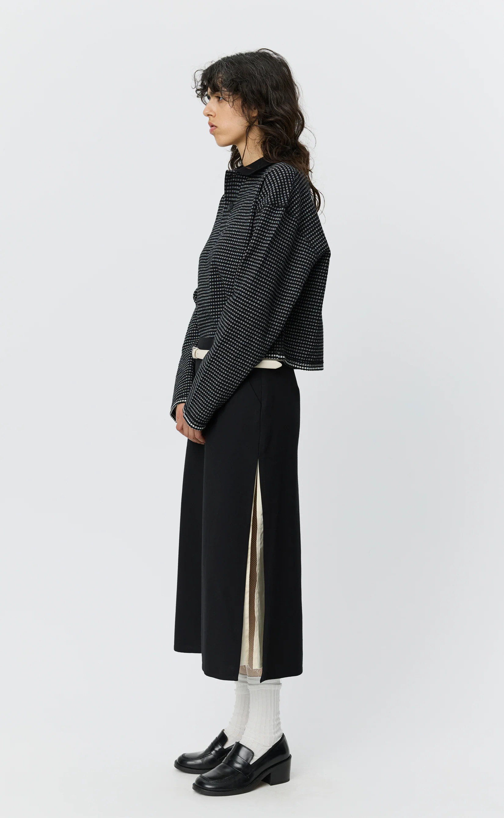 Tab Skirt - Muted Black - Image 3