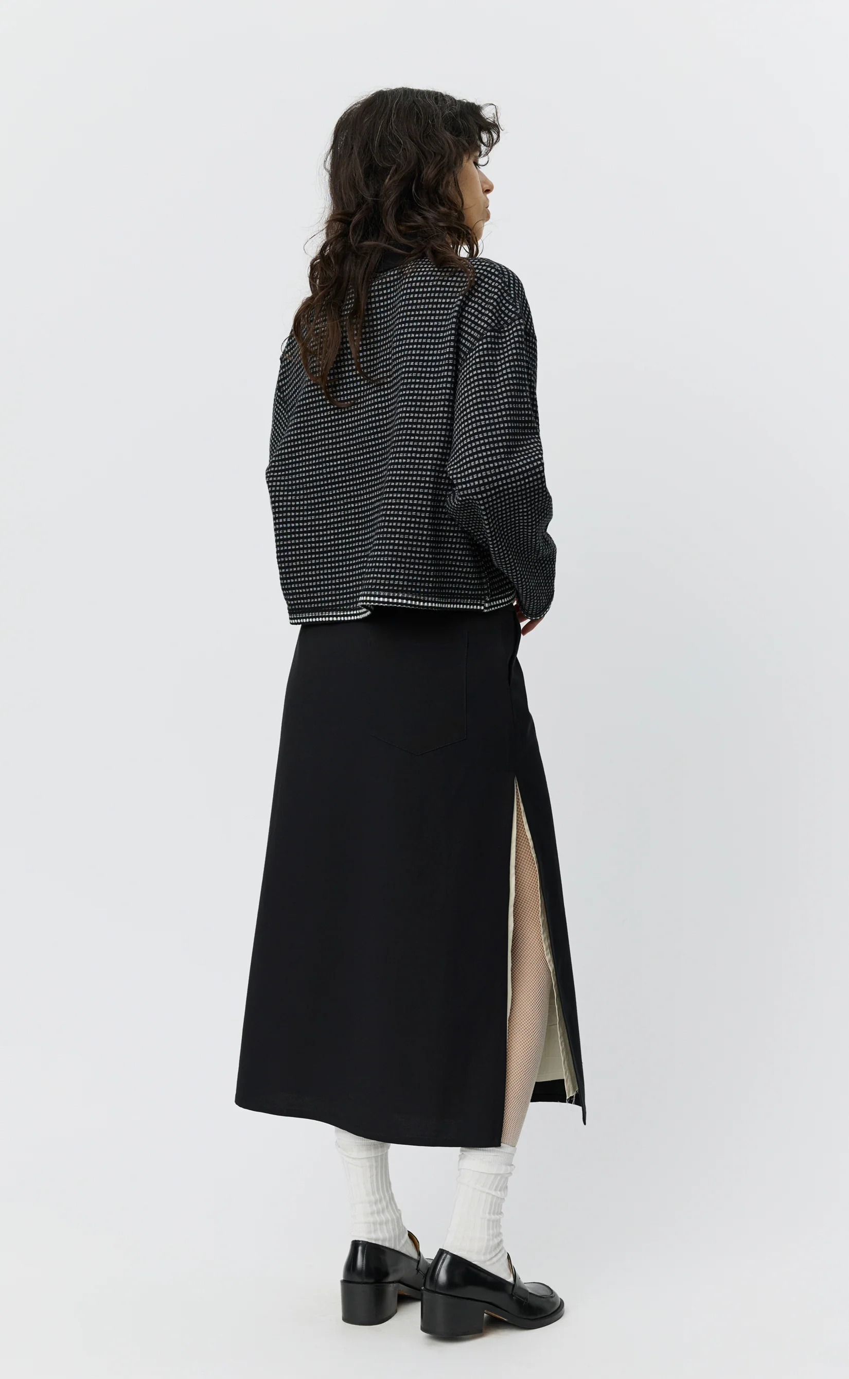 Tab Skirt - Muted Black - Image 4