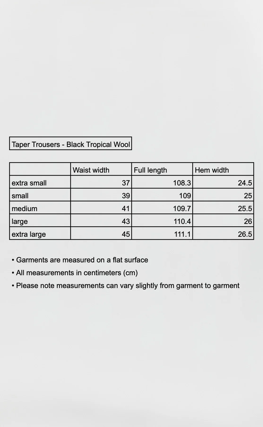 Taper Trousers - Dark Grey Tropical Wool - Image 5
