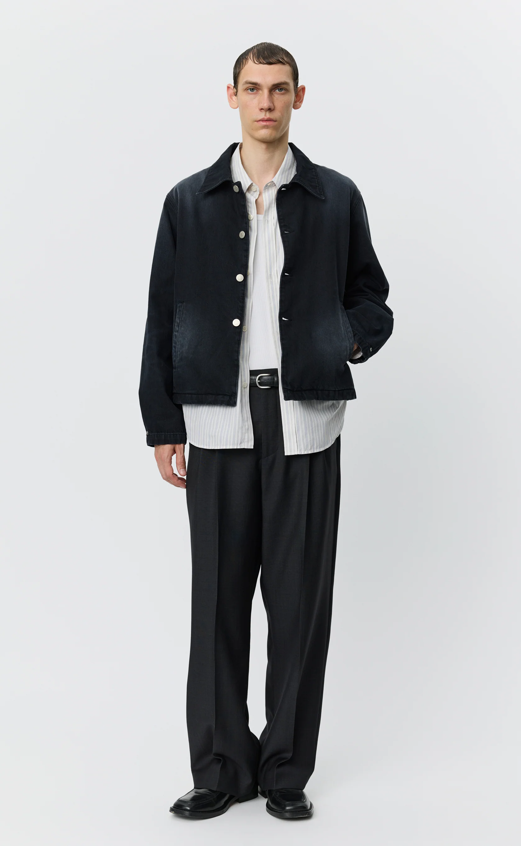 Union Jacket - Rinsed Black