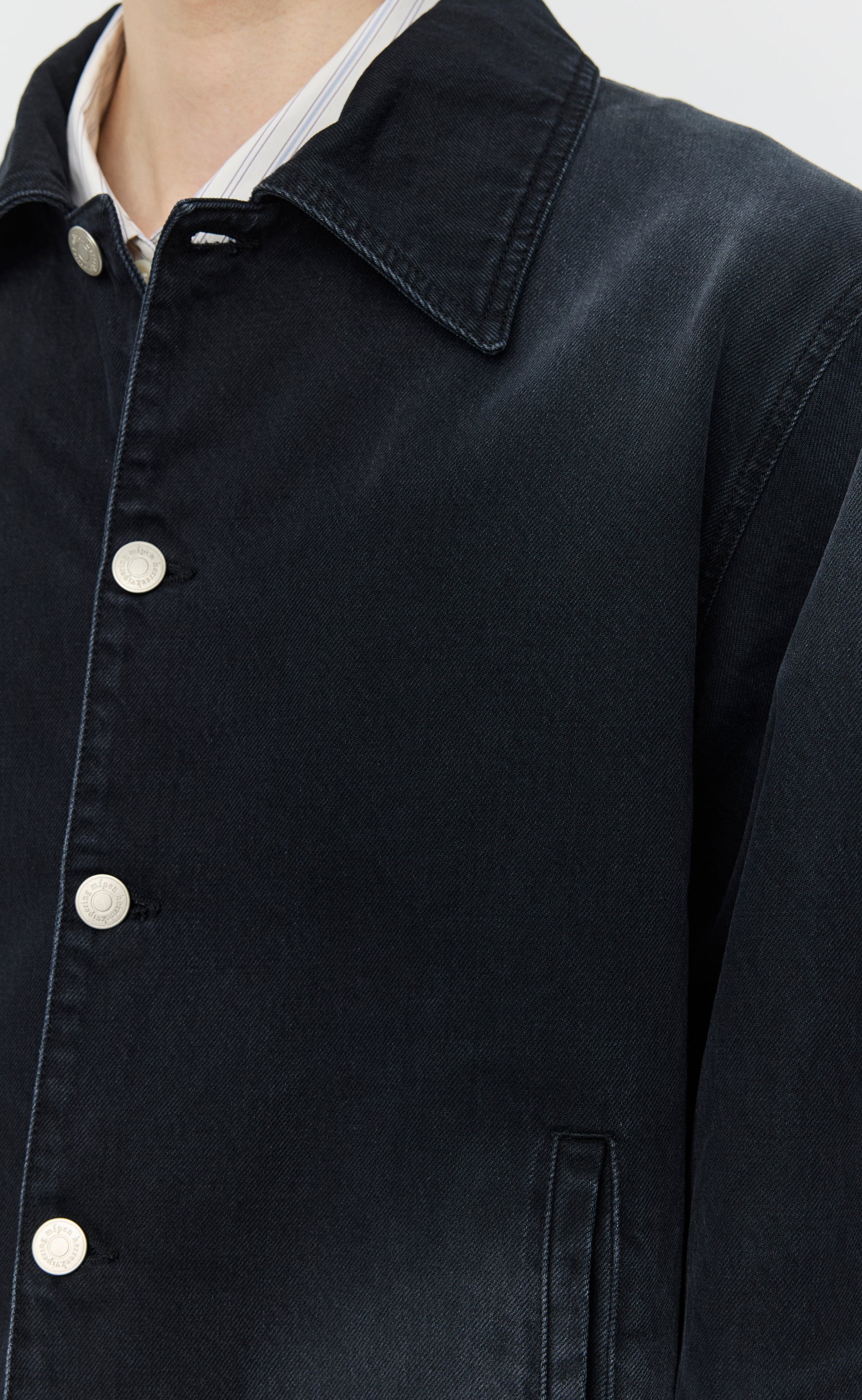 Union Jacket - Rinsed Black - Image 6