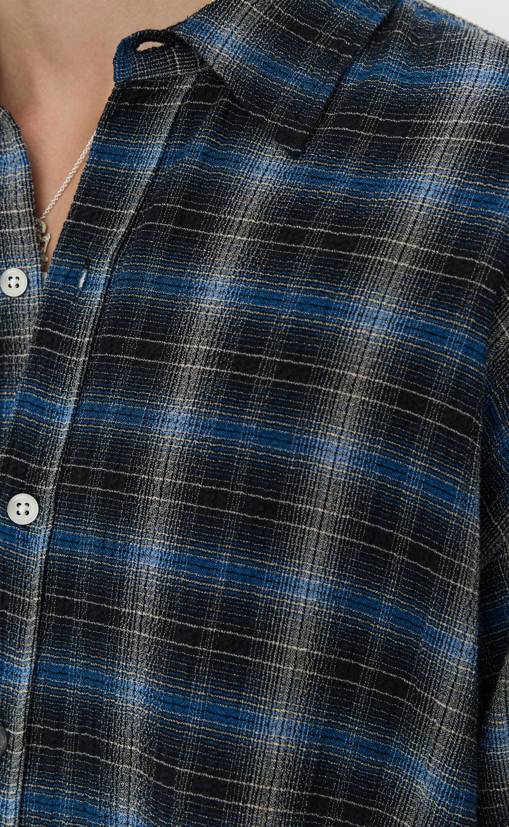 Vacation Shirt - Black Shadow Check - Image 4
