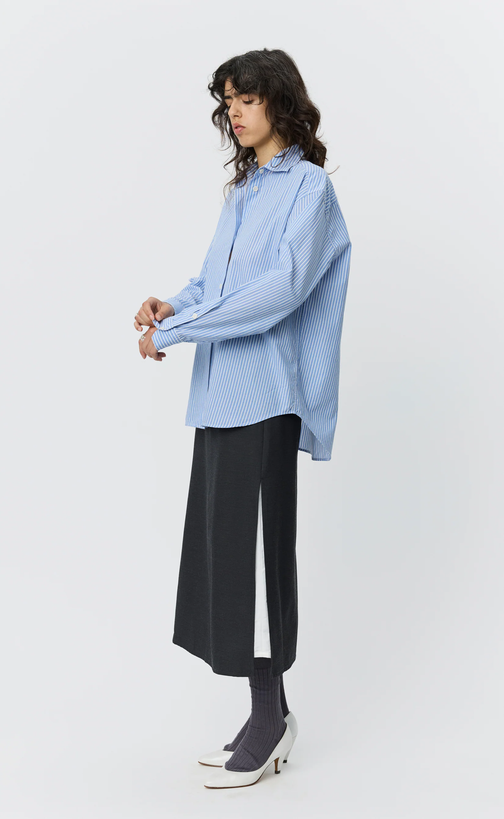 Womens Generous Shirt - Embassy Stripe - Image 3